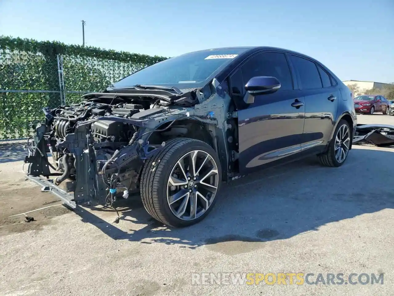 1 Photograph of a damaged car JTDS4RCE3LJ018094 TOYOTA COROLLA 2020