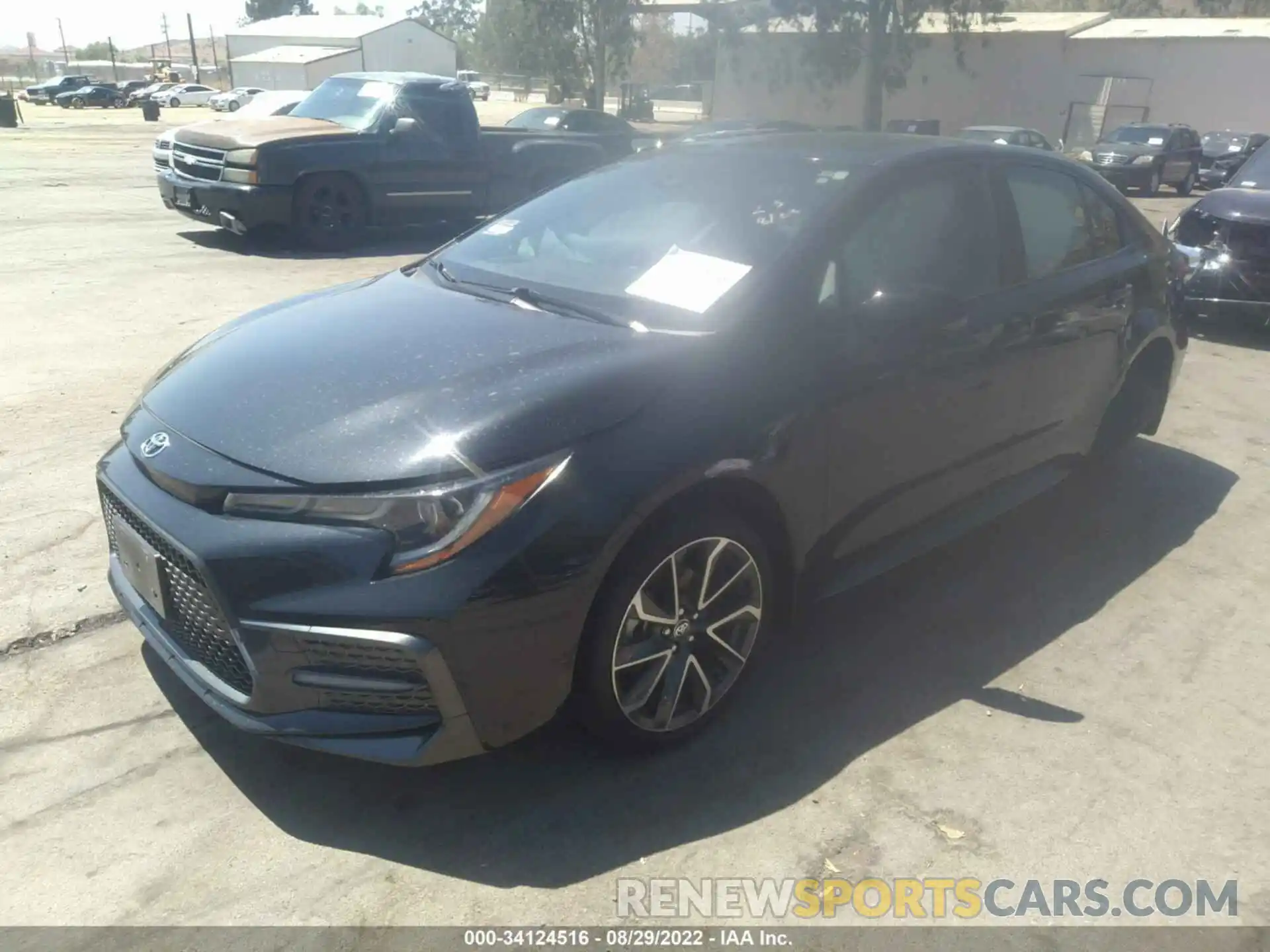 2 Photograph of a damaged car JTDS4RCE3LJ018449 TOYOTA COROLLA 2020