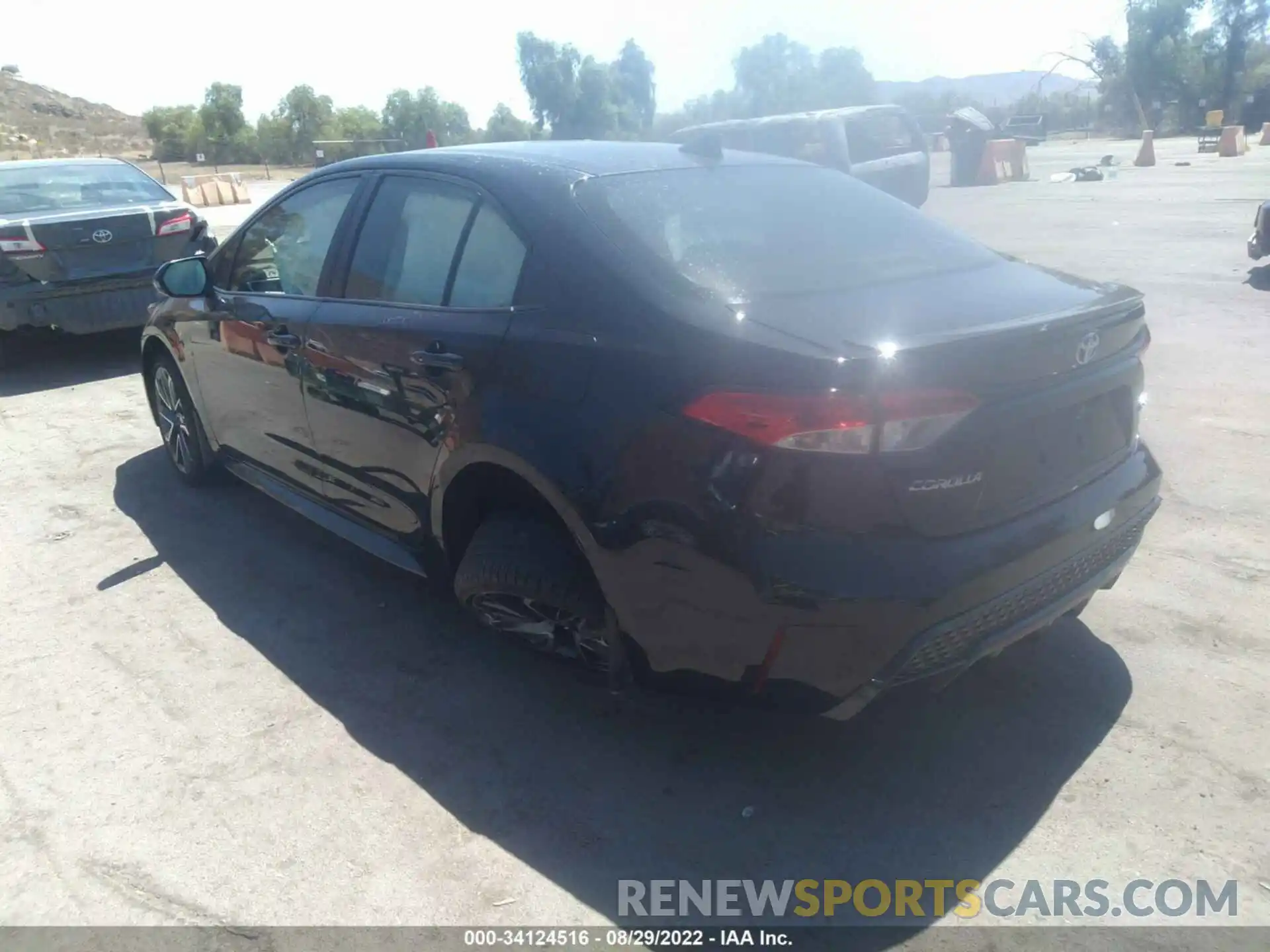 3 Photograph of a damaged car JTDS4RCE3LJ018449 TOYOTA COROLLA 2020