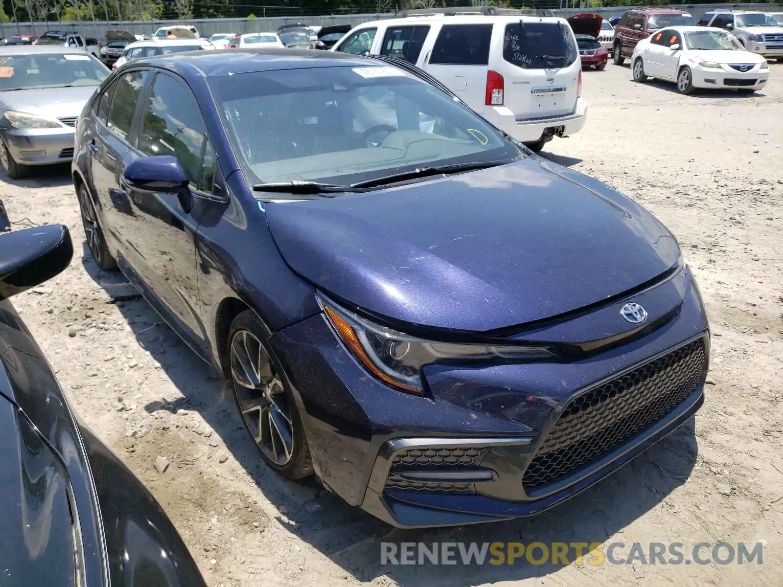 1 Photograph of a damaged car JTDS4RCE3LJ018628 TOYOTA COROLLA 2020