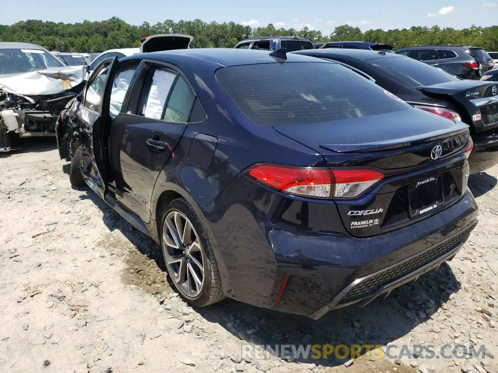 3 Photograph of a damaged car JTDS4RCE3LJ018628 TOYOTA COROLLA 2020