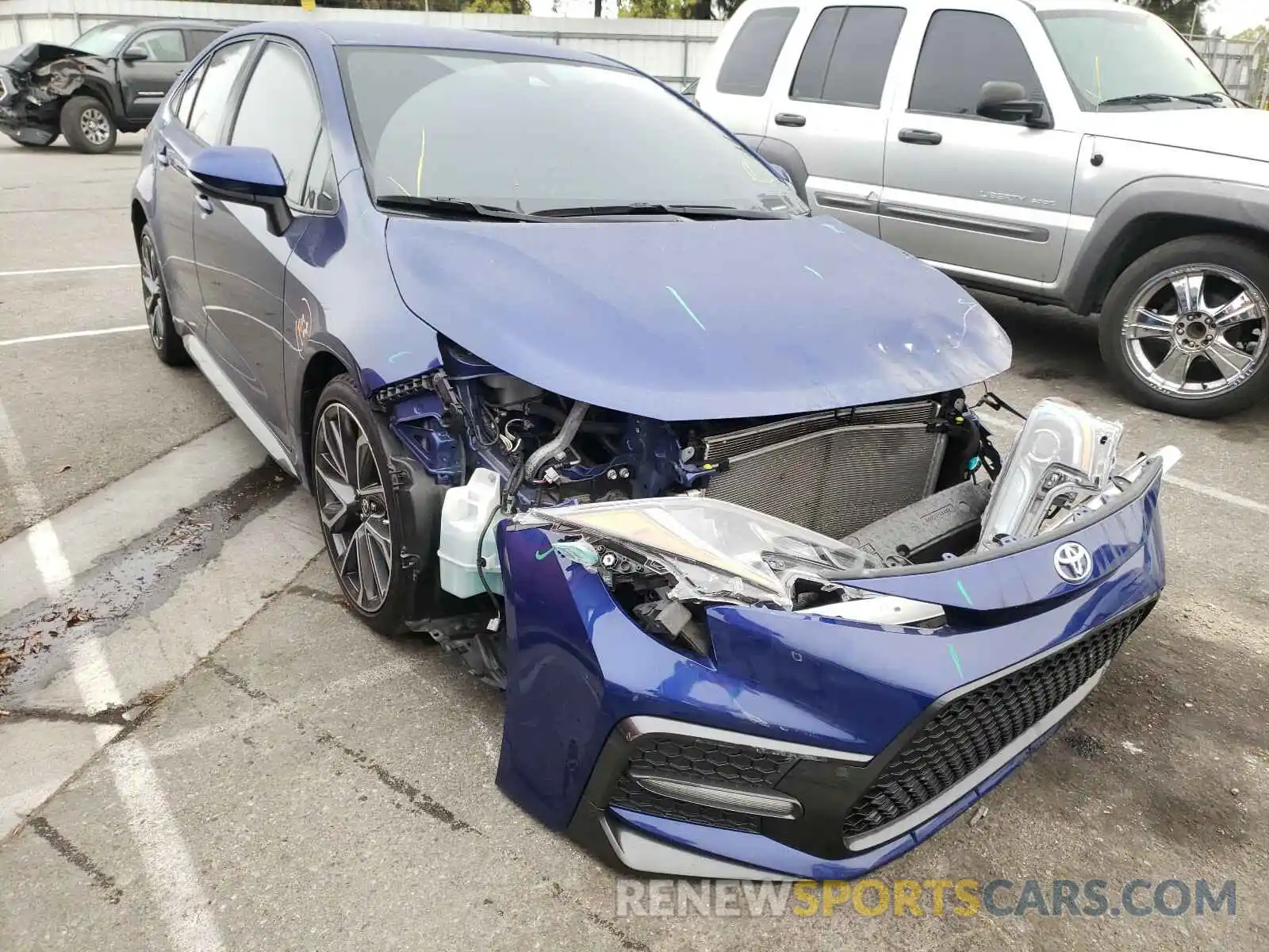 1 Photograph of a damaged car JTDS4RCE3LJ018659 TOYOTA COROLLA 2020