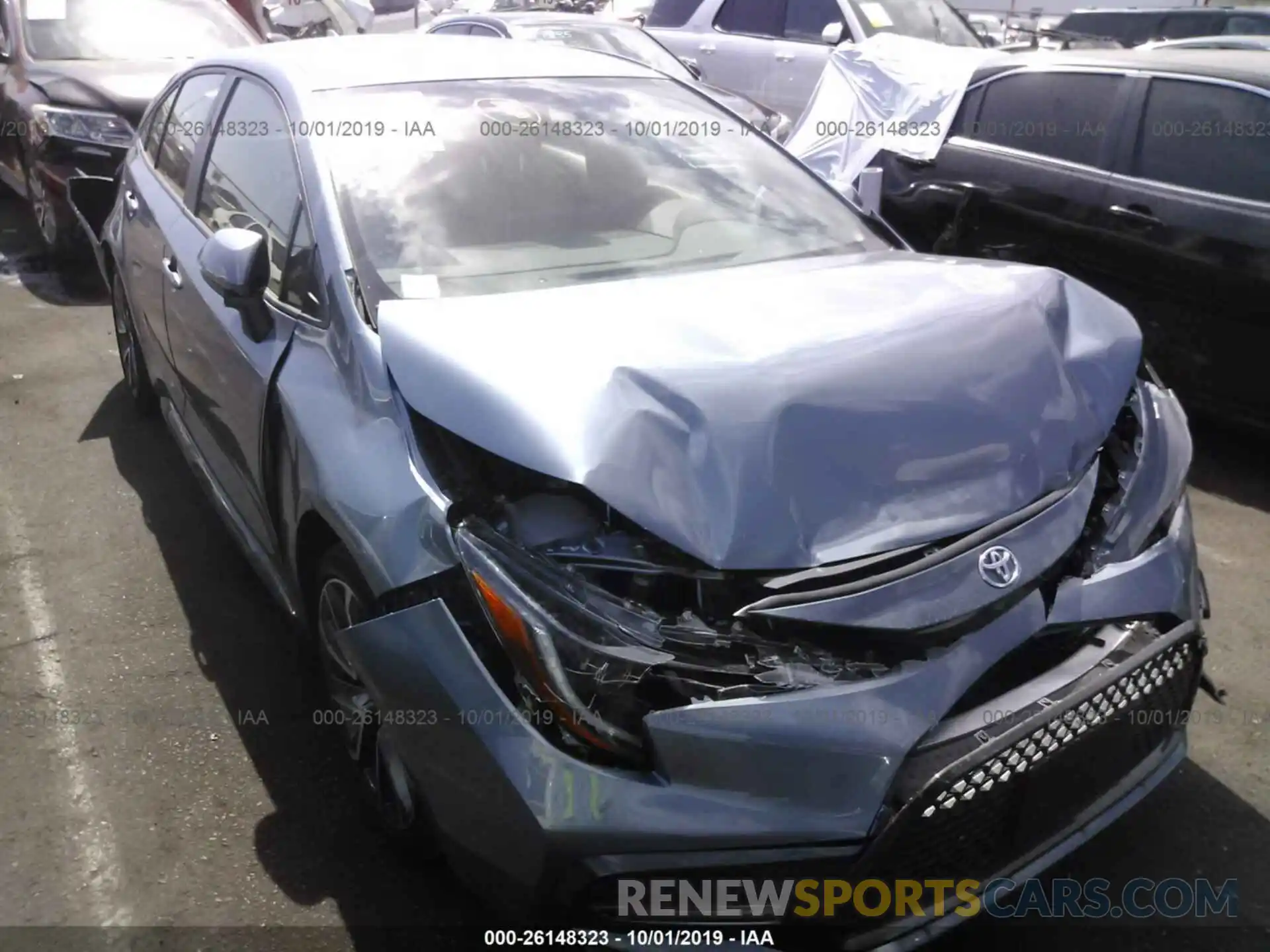 1 Photograph of a damaged car JTDS4RCE3LJ018967 TOYOTA COROLLA 2020