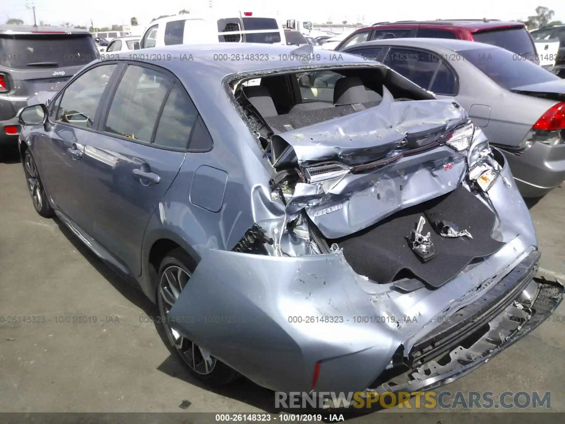 3 Photograph of a damaged car JTDS4RCE3LJ018967 TOYOTA COROLLA 2020