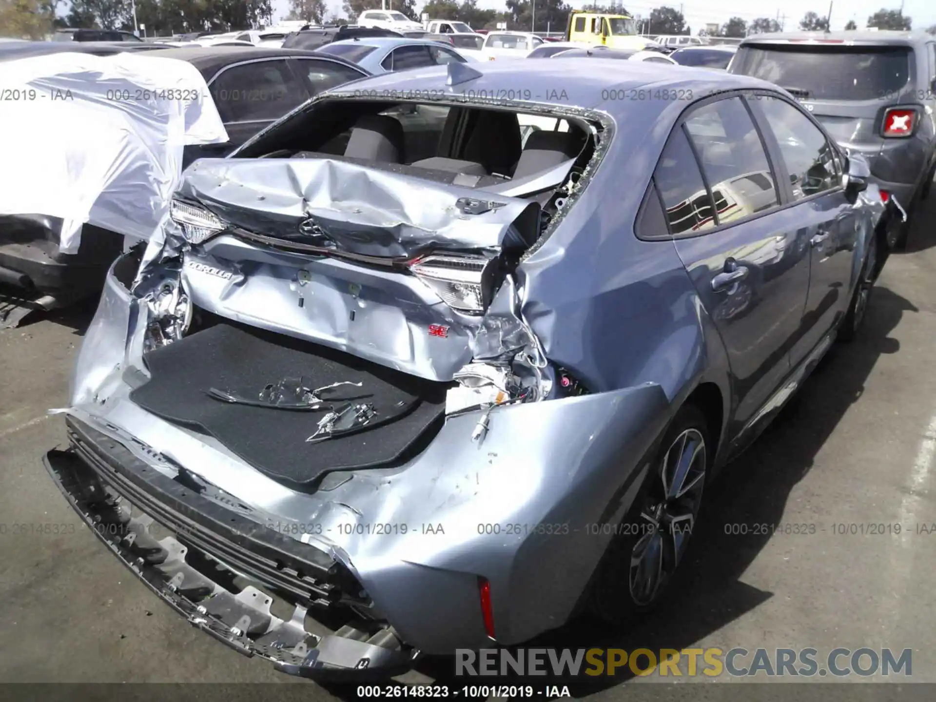 4 Photograph of a damaged car JTDS4RCE3LJ018967 TOYOTA COROLLA 2020