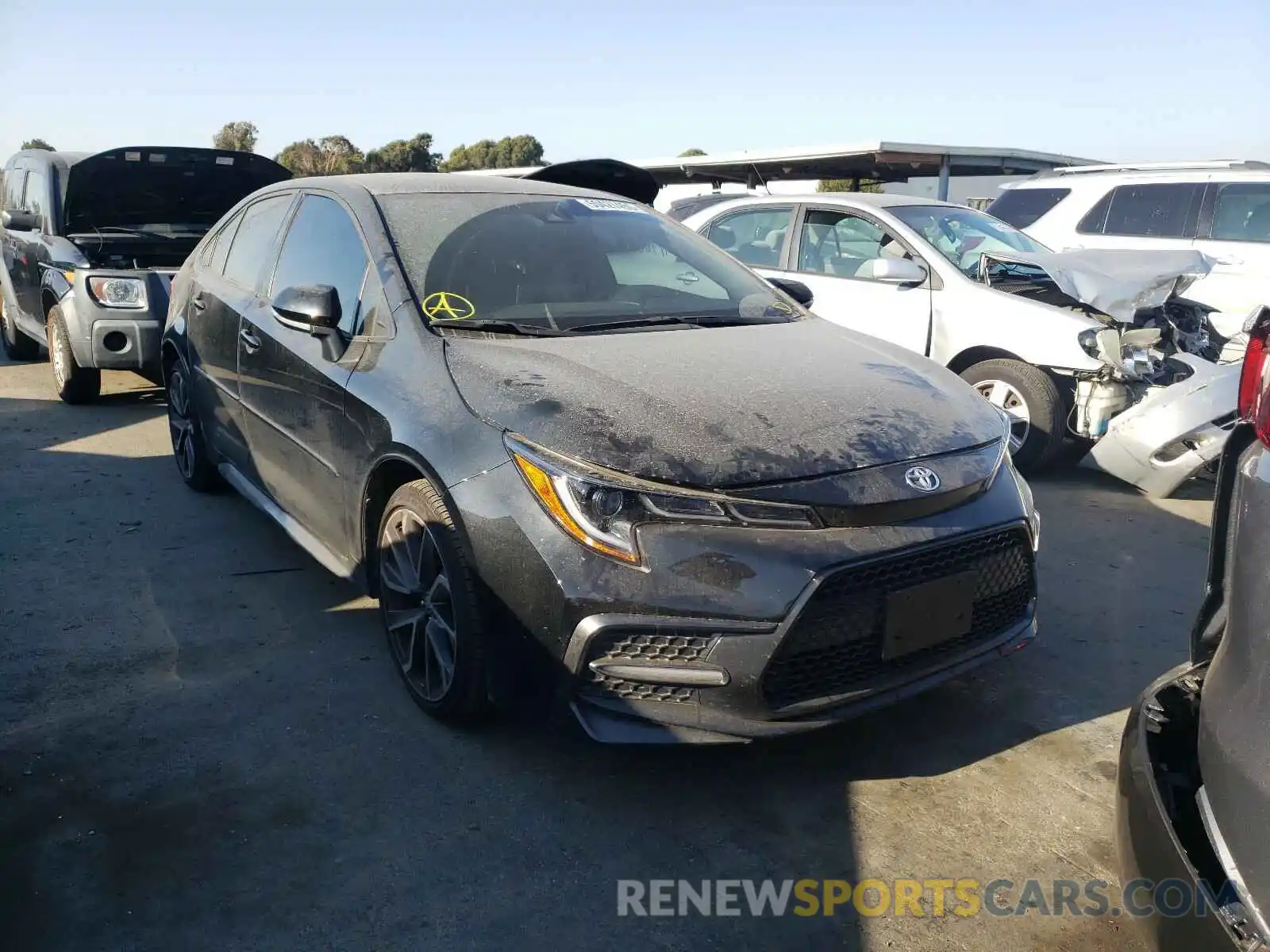 1 Photograph of a damaged car JTDS4RCE3LJ020248 TOYOTA COROLLA 2020