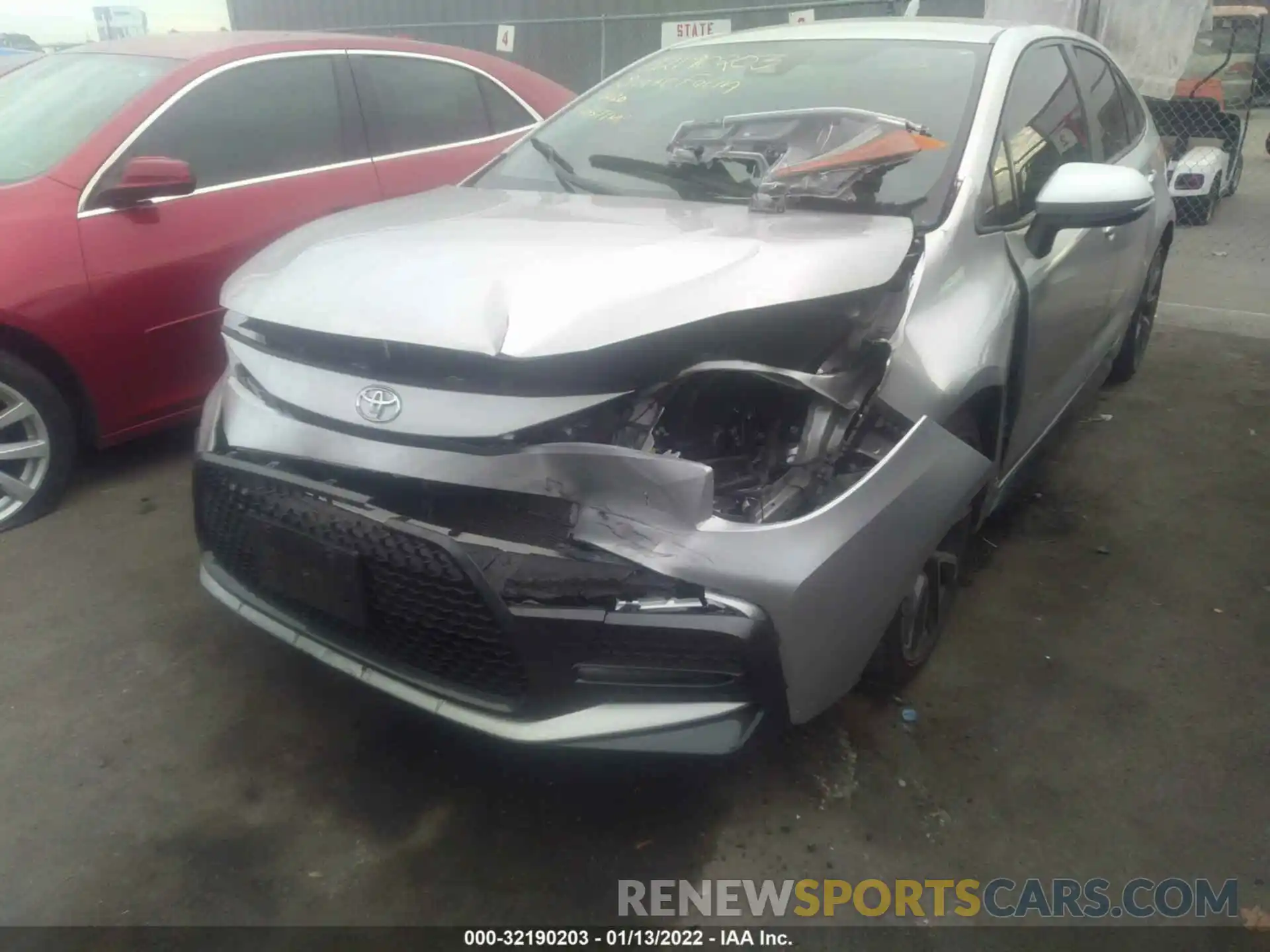 6 Photograph of a damaged car JTDS4RCE3LJ020525 TOYOTA COROLLA 2020