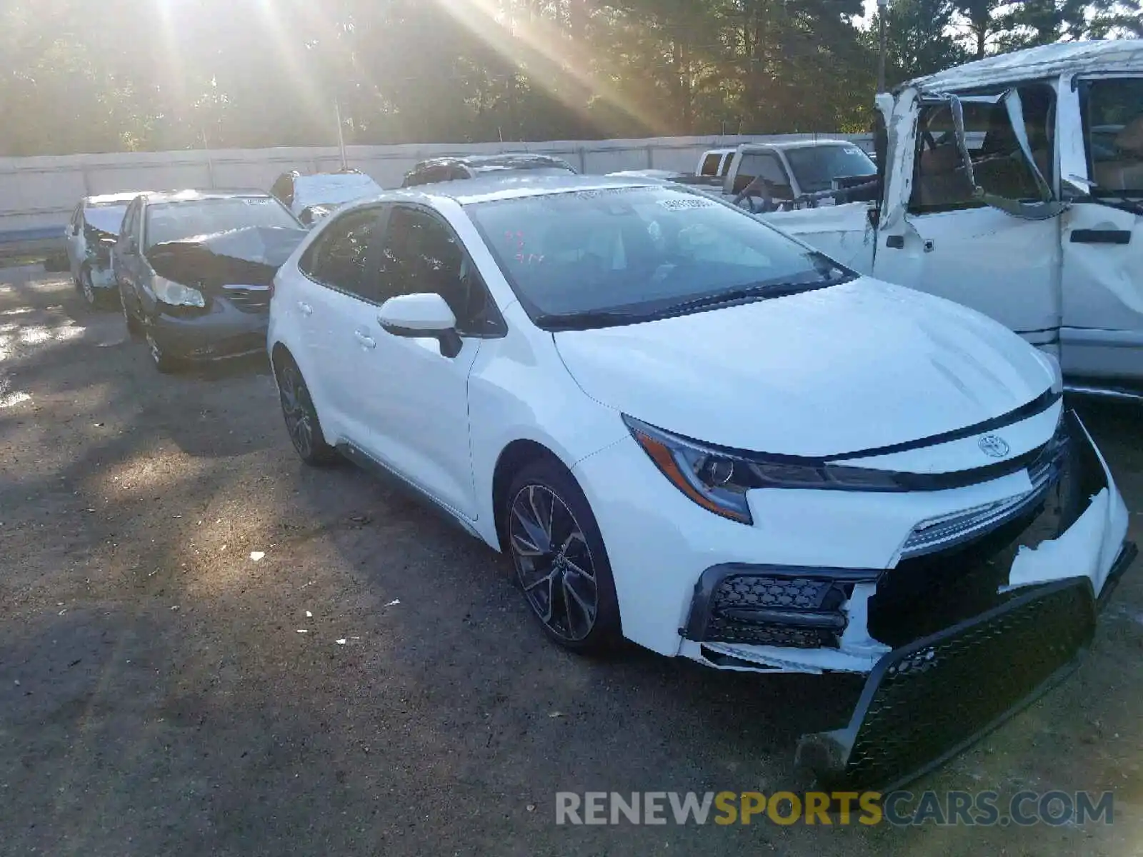 1 Photograph of a damaged car JTDS4RCE3LJ021156 TOYOTA COROLLA 2020