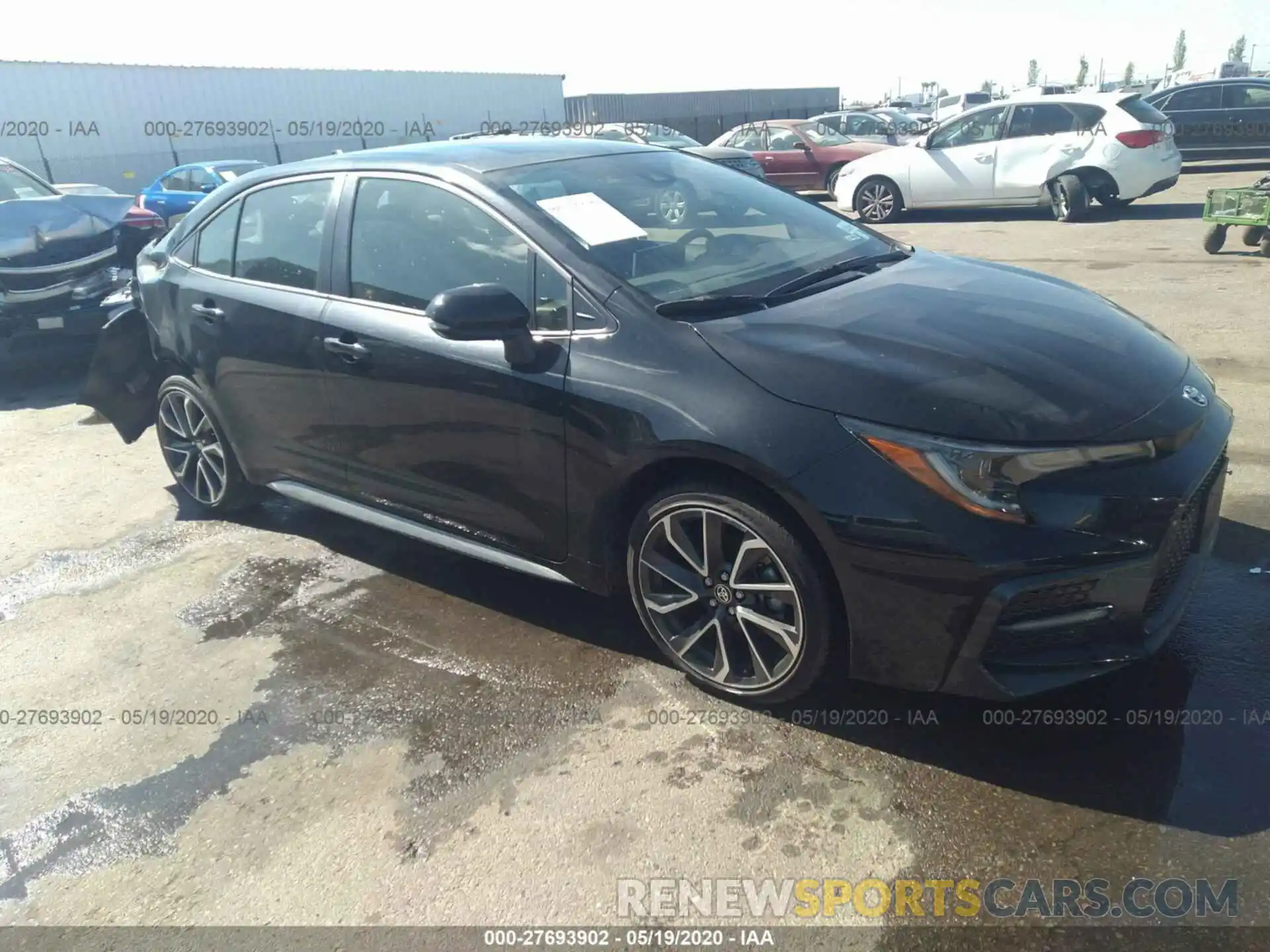 1 Photograph of a damaged car JTDS4RCE3LJ021836 TOYOTA COROLLA 2020