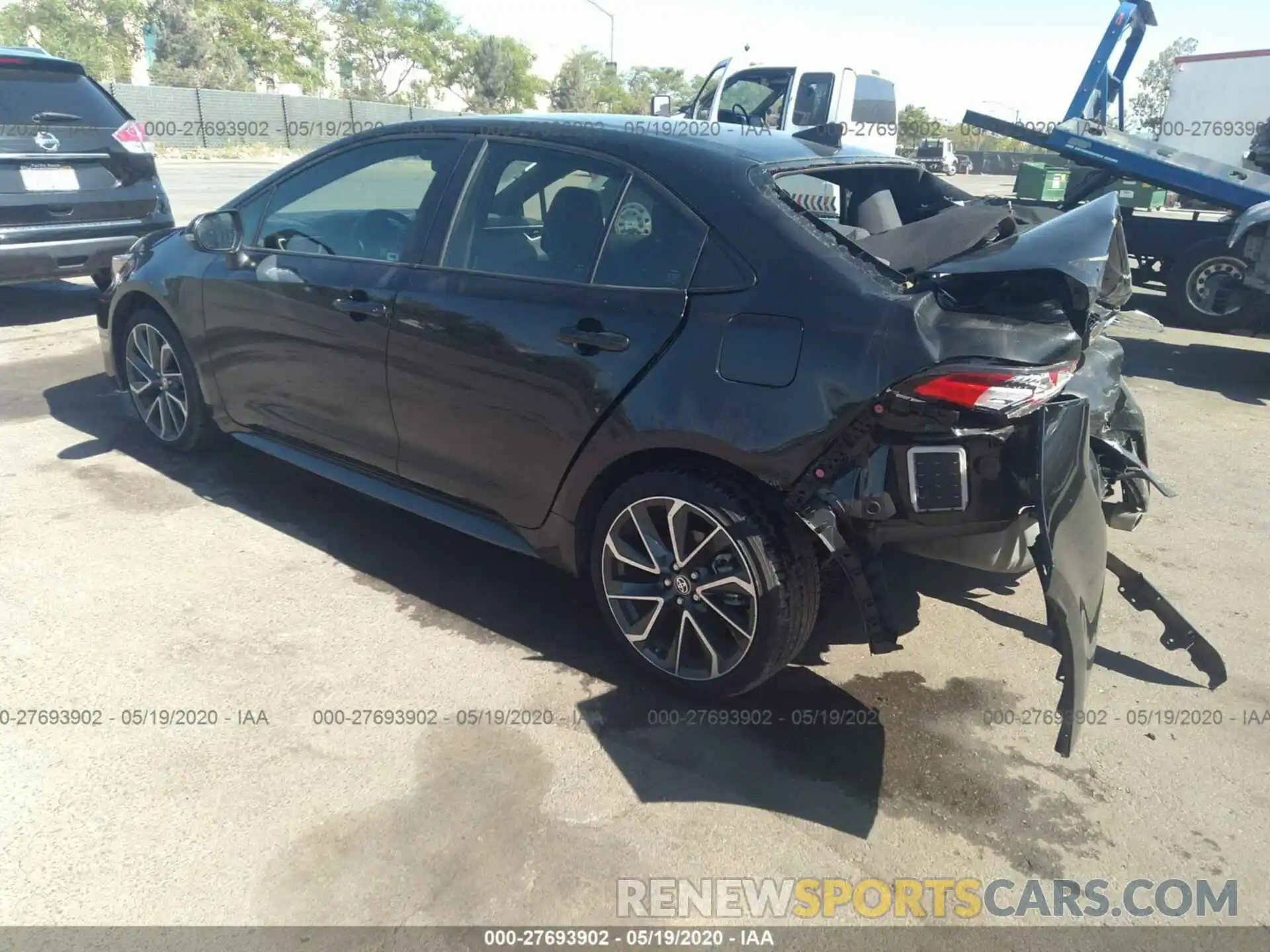 3 Photograph of a damaged car JTDS4RCE3LJ021836 TOYOTA COROLLA 2020