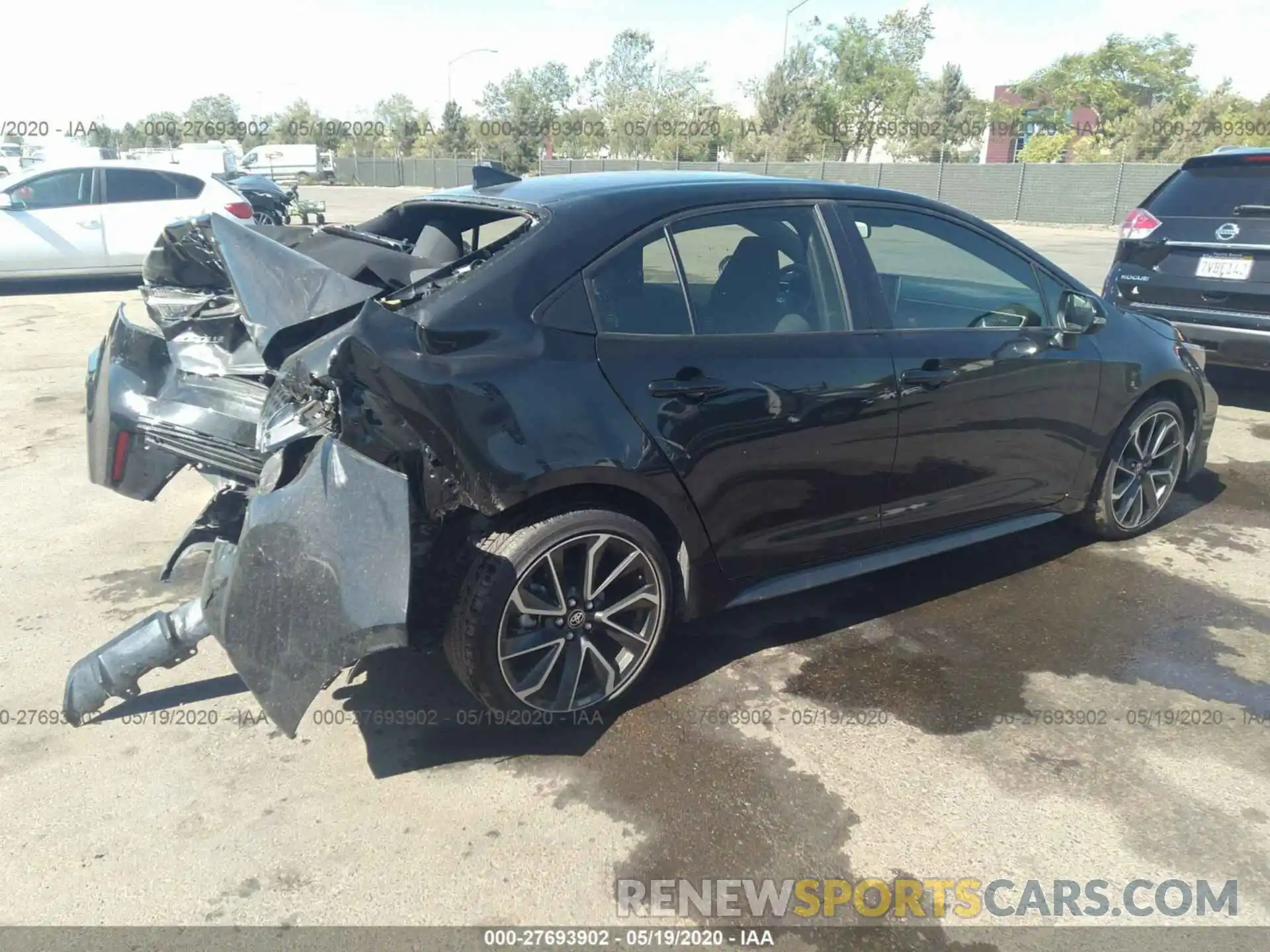 4 Photograph of a damaged car JTDS4RCE3LJ021836 TOYOTA COROLLA 2020