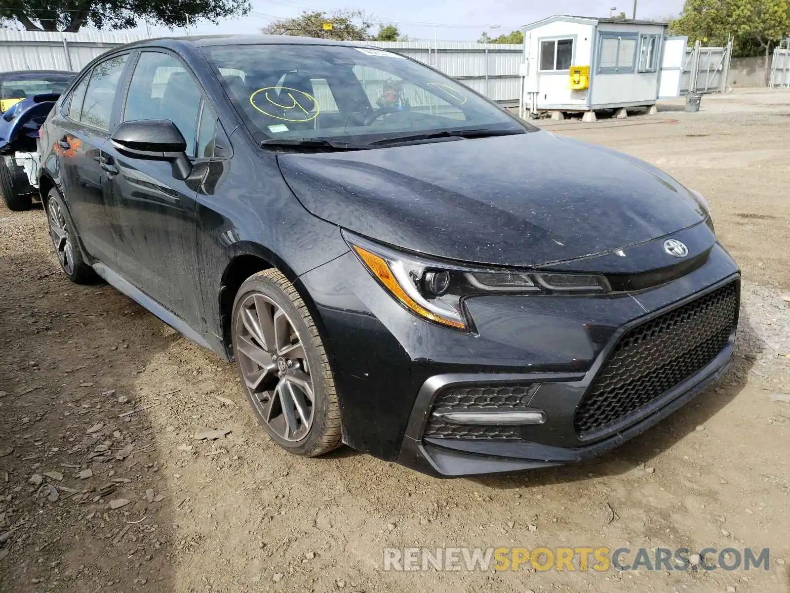 1 Photograph of a damaged car JTDS4RCE3LJ022713 TOYOTA COROLLA 2020