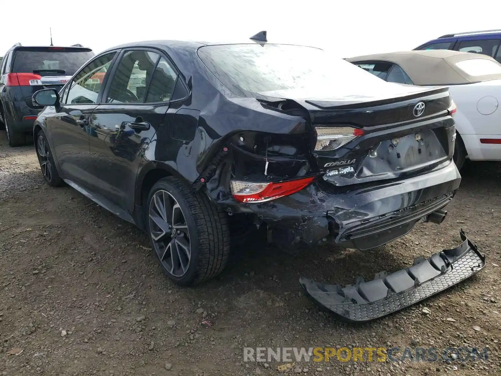 3 Photograph of a damaged car JTDS4RCE3LJ022713 TOYOTA COROLLA 2020