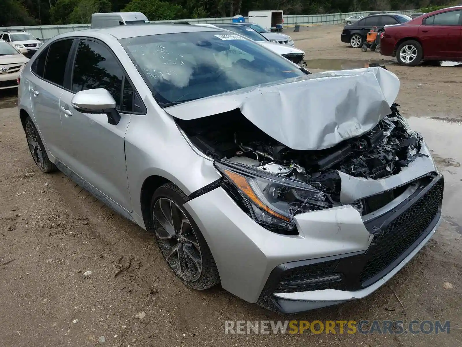 1 Photograph of a damaged car JTDS4RCE3LJ024364 TOYOTA COROLLA 2020