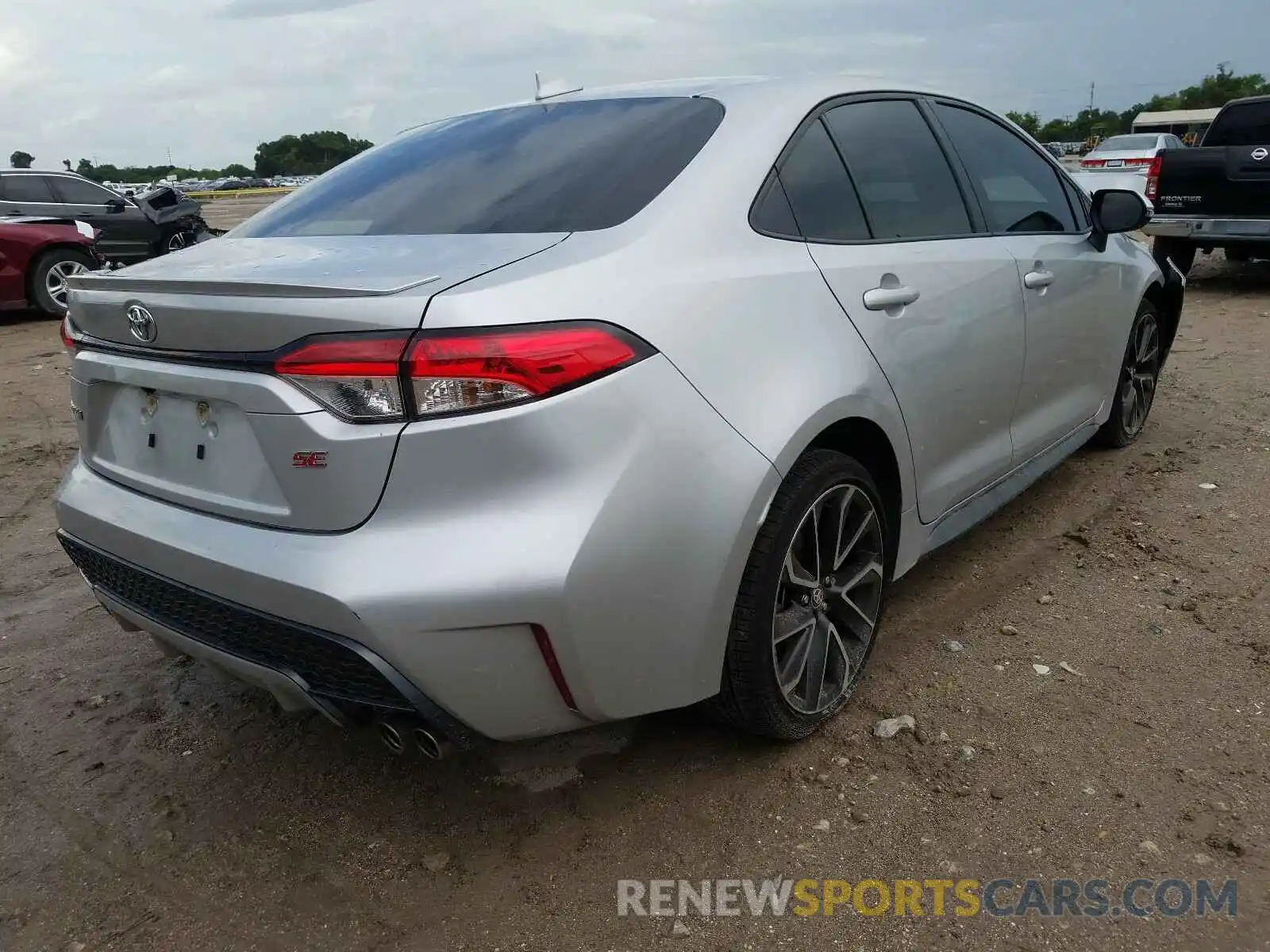 4 Photograph of a damaged car JTDS4RCE3LJ024364 TOYOTA COROLLA 2020