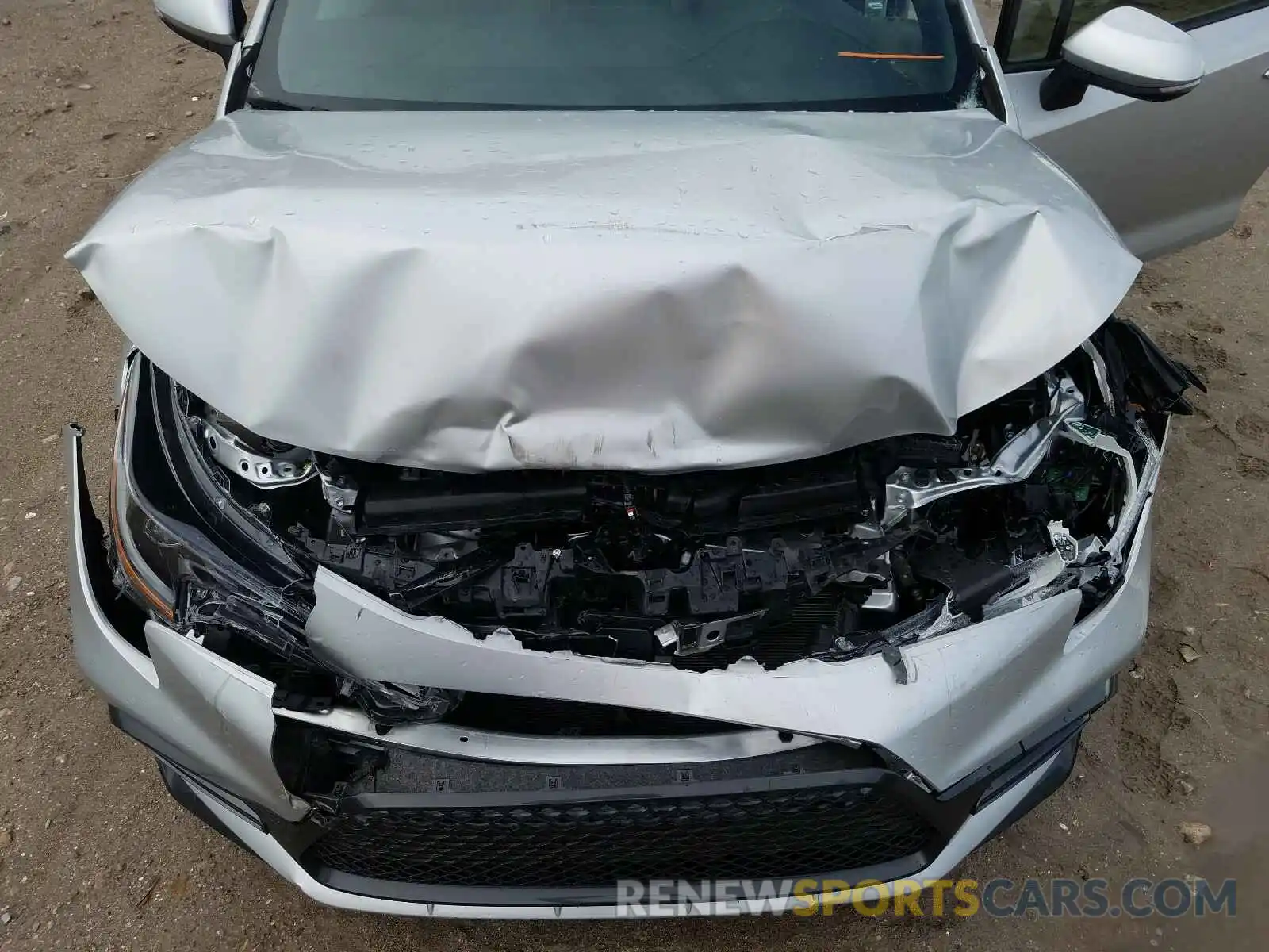 7 Photograph of a damaged car JTDS4RCE3LJ024364 TOYOTA COROLLA 2020