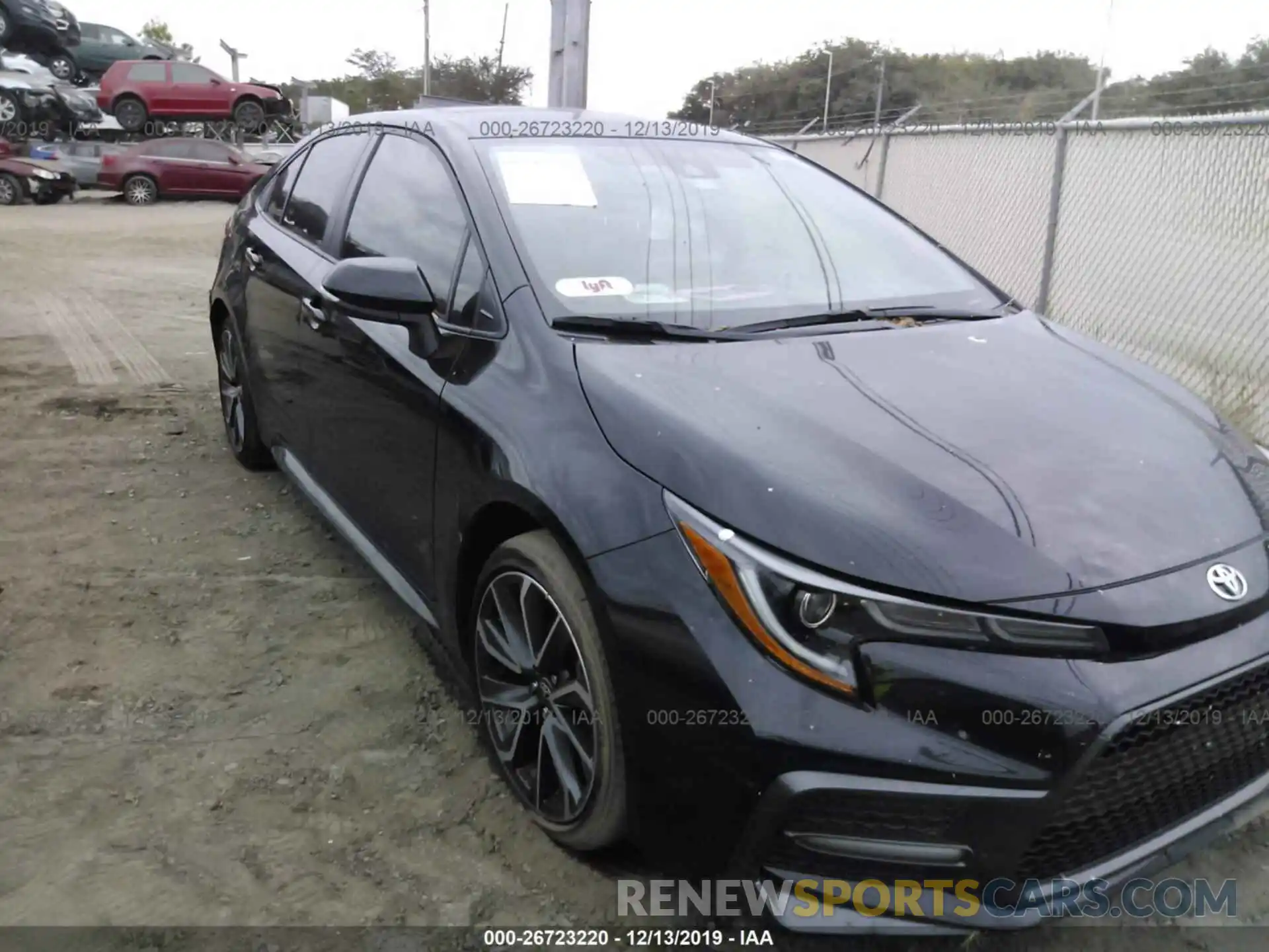 1 Photograph of a damaged car JTDS4RCE3LJ026132 TOYOTA COROLLA 2020