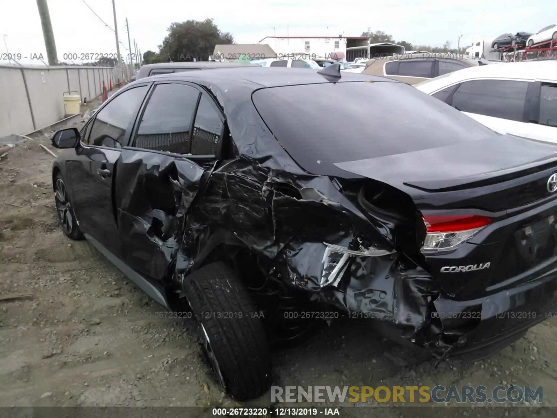 3 Photograph of a damaged car JTDS4RCE3LJ026132 TOYOTA COROLLA 2020