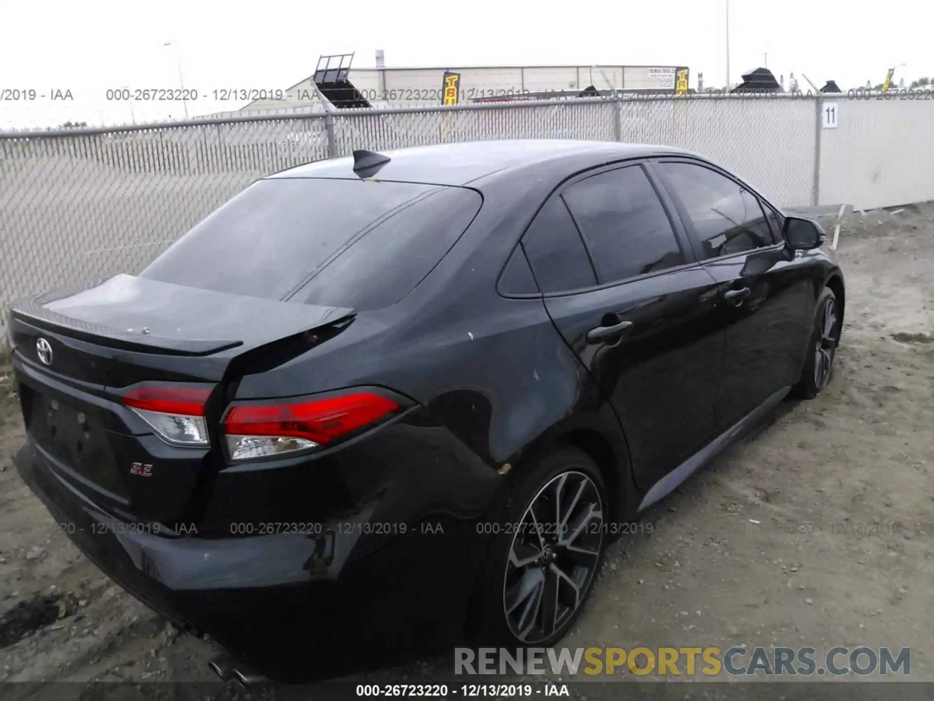 4 Photograph of a damaged car JTDS4RCE3LJ026132 TOYOTA COROLLA 2020