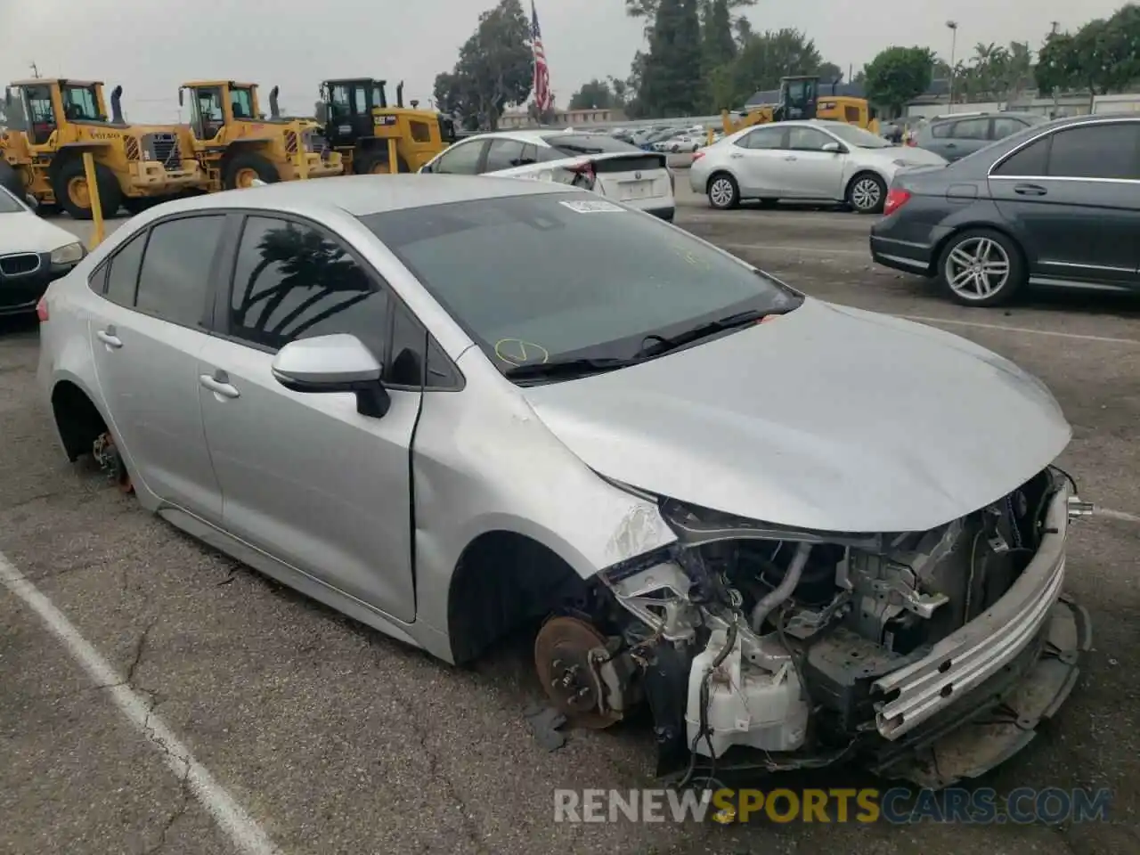 1 Photograph of a damaged car JTDS4RCE3LJ026504 TOYOTA COROLLA 2020