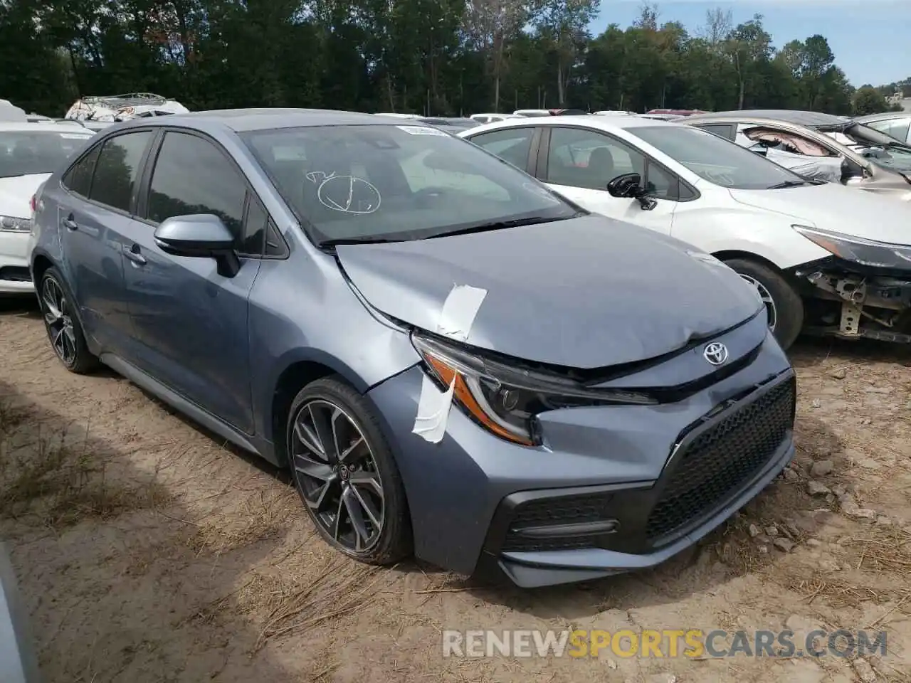 1 Photograph of a damaged car JTDS4RCE3LJ026664 TOYOTA COROLLA 2020