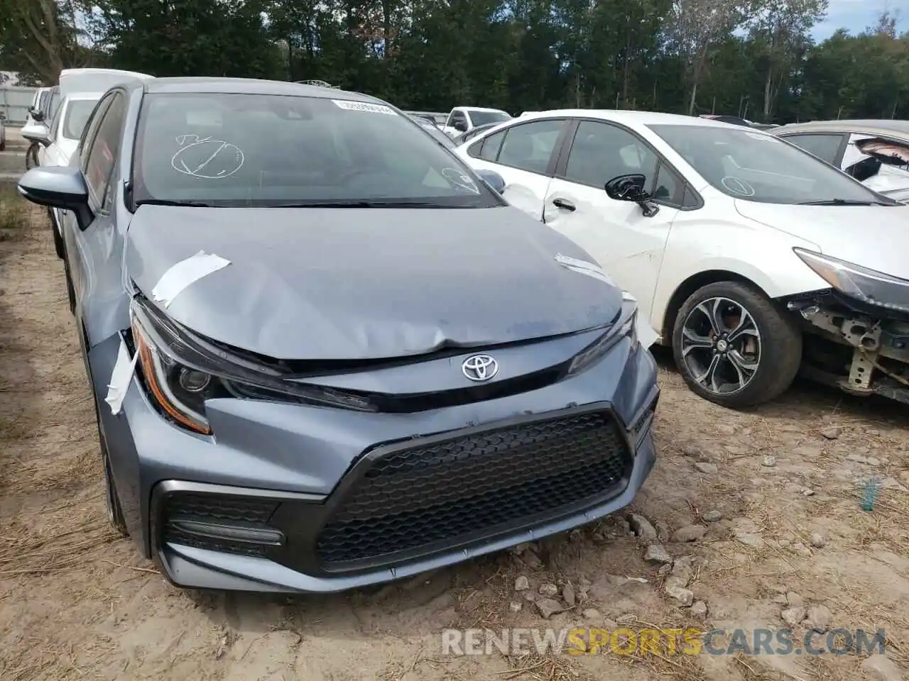 9 Photograph of a damaged car JTDS4RCE3LJ026664 TOYOTA COROLLA 2020