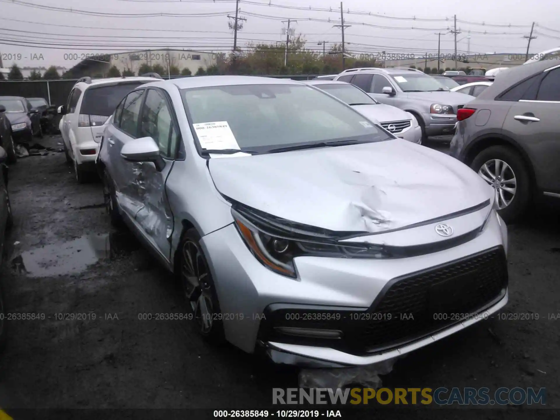 1 Photograph of a damaged car JTDS4RCE3LJ026695 TOYOTA COROLLA 2020