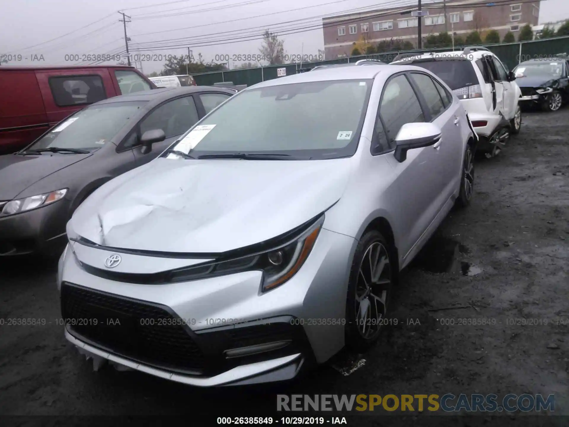 2 Photograph of a damaged car JTDS4RCE3LJ026695 TOYOTA COROLLA 2020