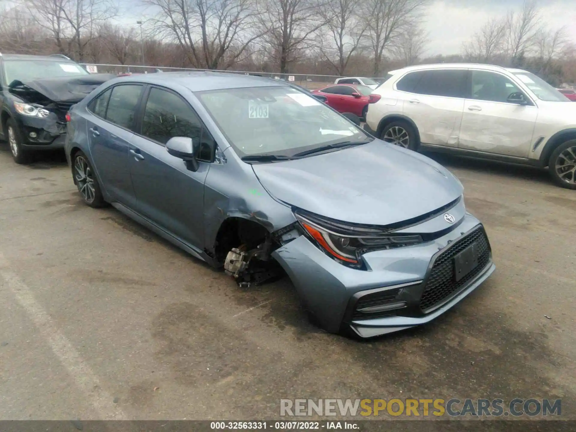 1 Photograph of a damaged car JTDS4RCE3LJ026955 TOYOTA COROLLA 2020