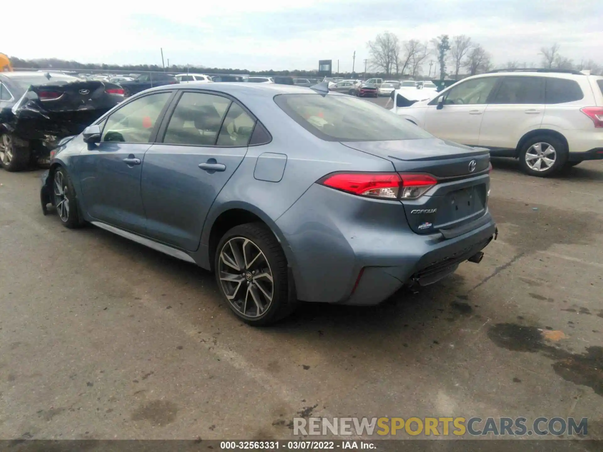 3 Photograph of a damaged car JTDS4RCE3LJ026955 TOYOTA COROLLA 2020