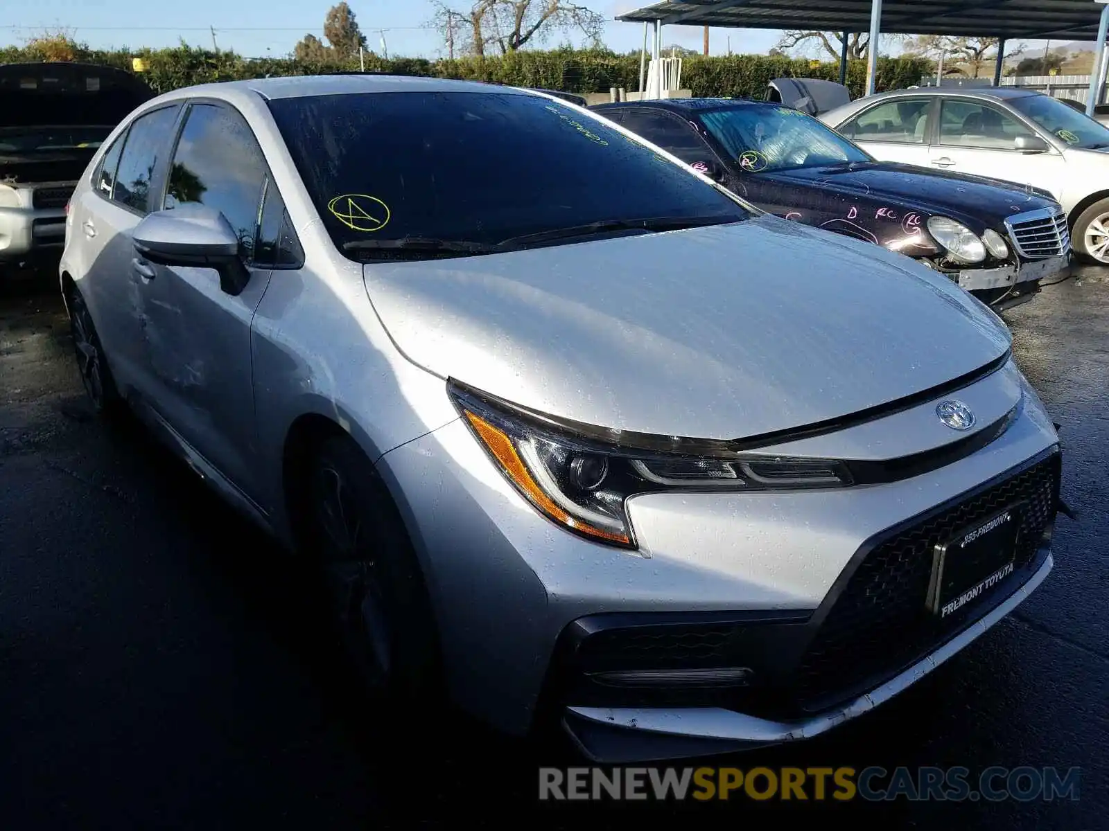 1 Photograph of a damaged car JTDS4RCE3LJ028866 TOYOTA COROLLA 2020