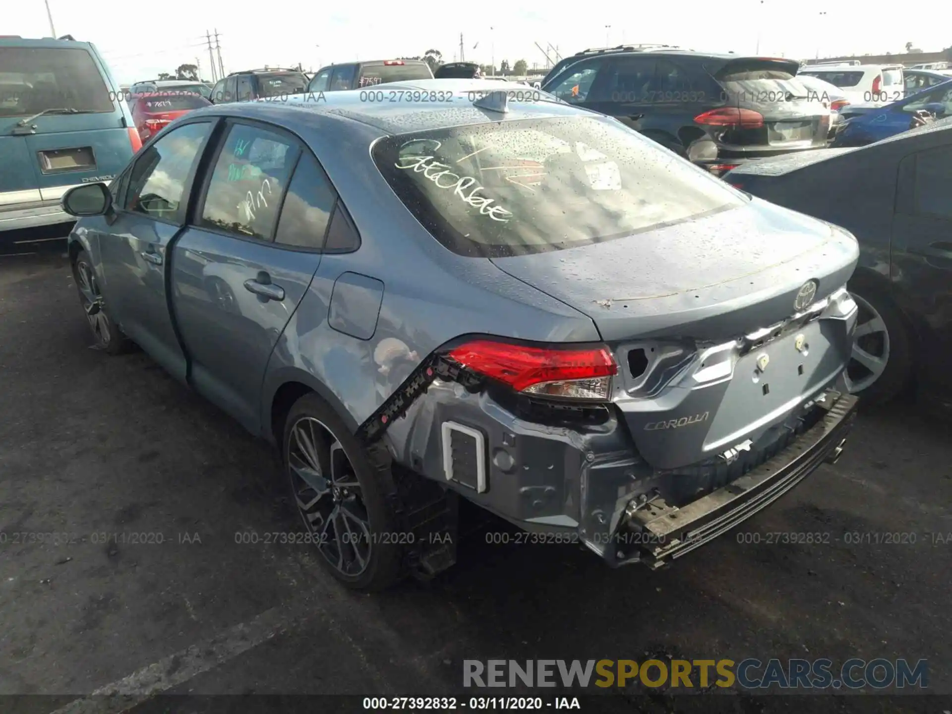 3 Photograph of a damaged car JTDS4RCE3LJ028981 TOYOTA COROLLA 2020