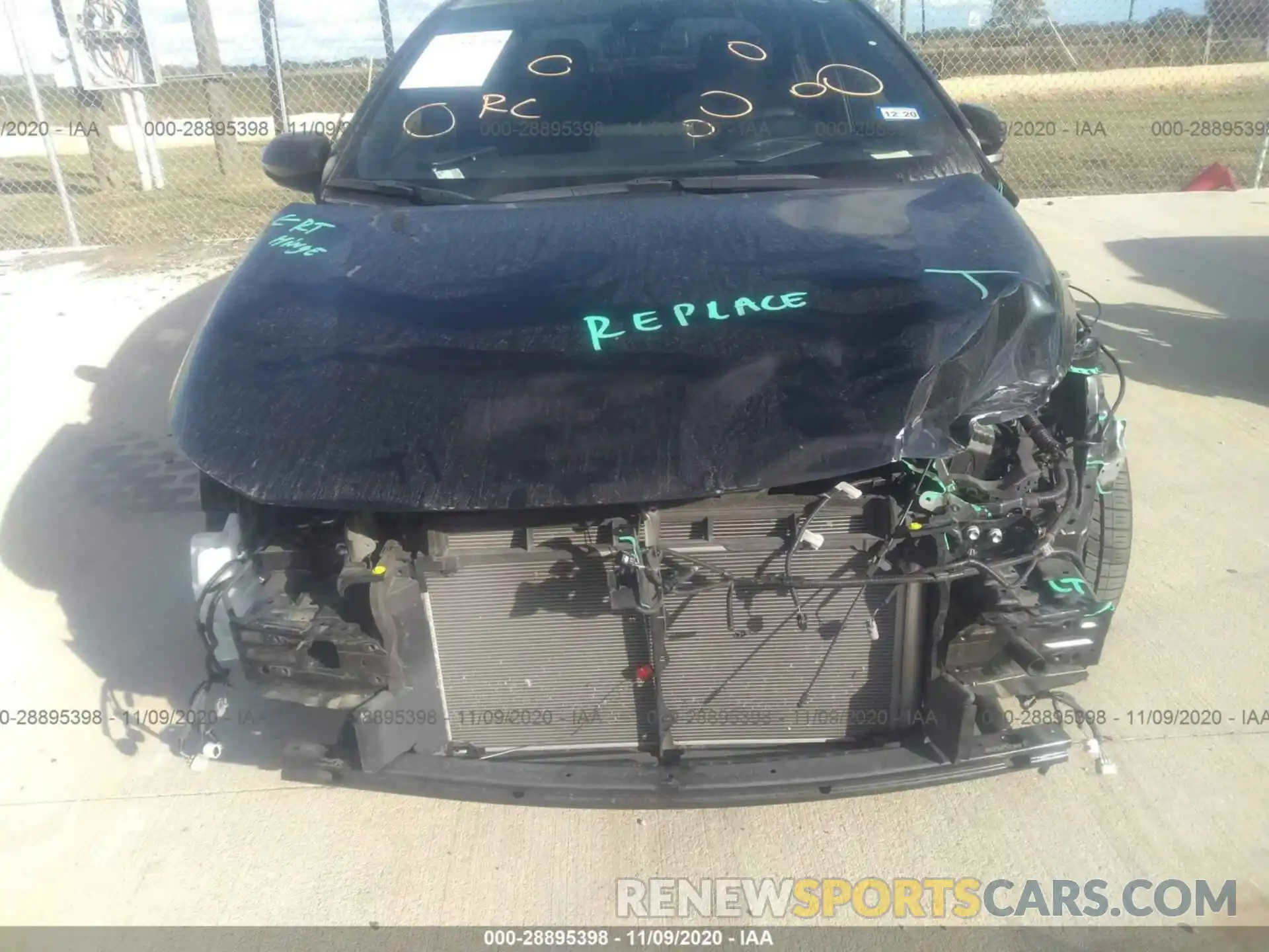 6 Photograph of a damaged car JTDS4RCE3LJ029421 TOYOTA COROLLA 2020