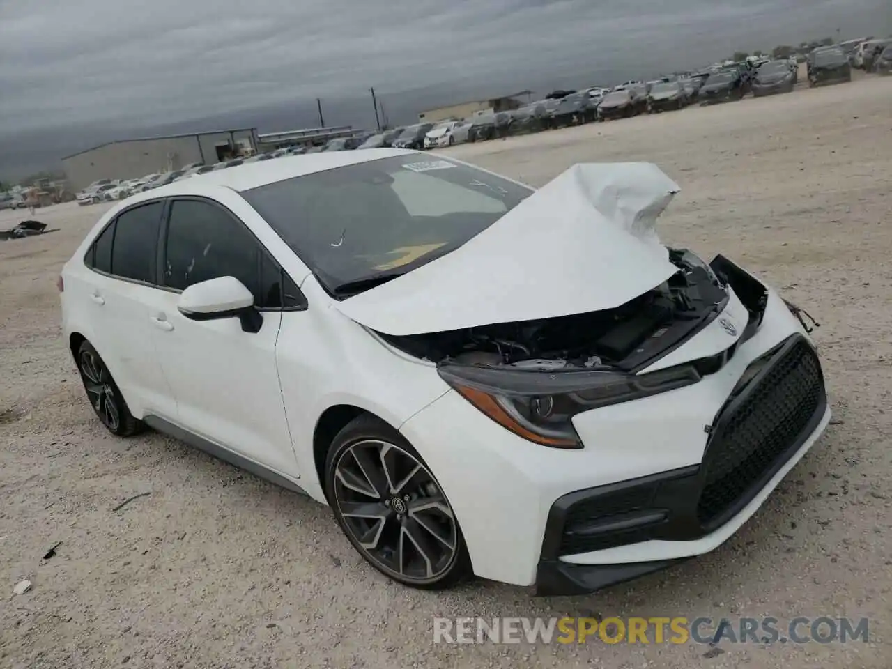 1 Photograph of a damaged car JTDS4RCE3LJ030438 TOYOTA COROLLA 2020