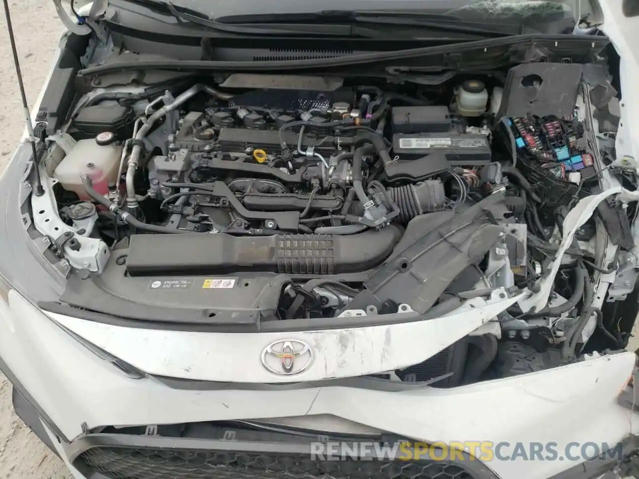 7 Photograph of a damaged car JTDS4RCE3LJ030438 TOYOTA COROLLA 2020