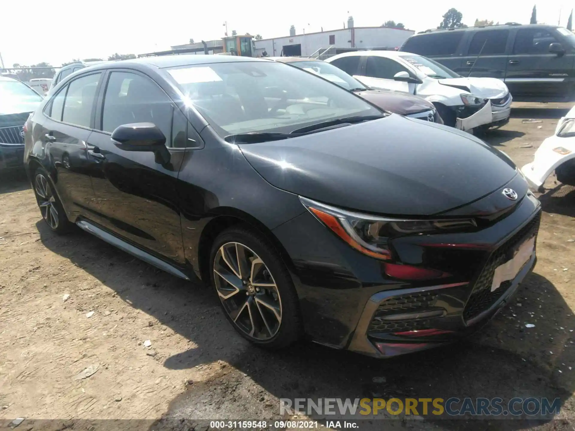 1 Photograph of a damaged car JTDS4RCE3LJ030620 TOYOTA COROLLA 2020