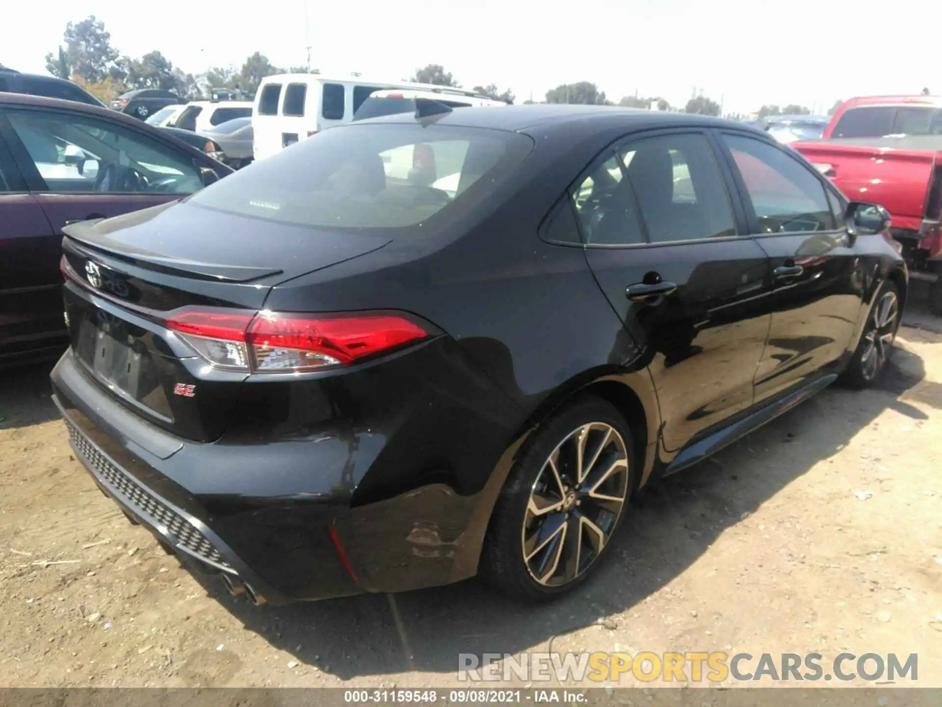 4 Photograph of a damaged car JTDS4RCE3LJ030620 TOYOTA COROLLA 2020