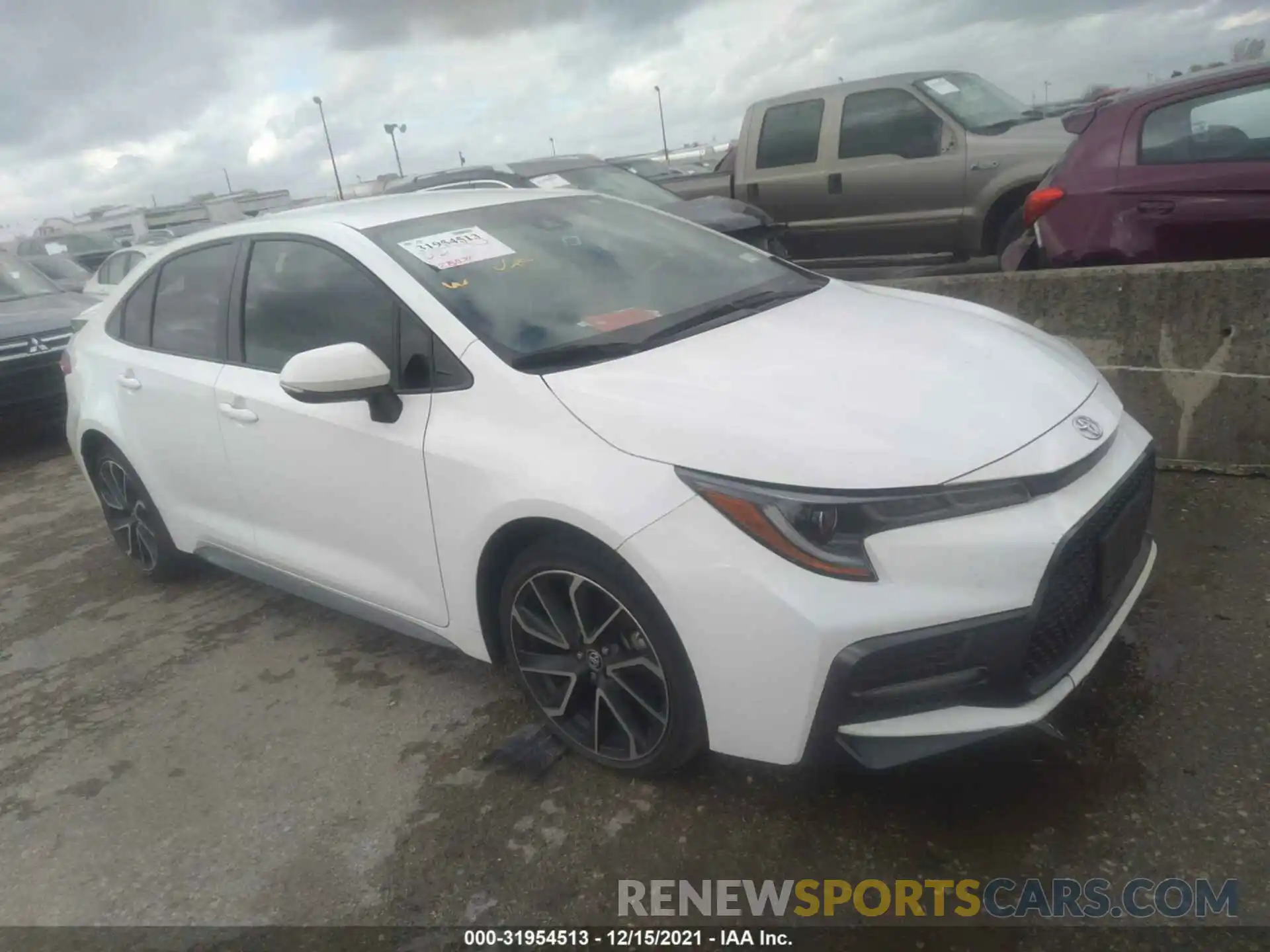 1 Photograph of a damaged car JTDS4RCE3LJ031220 TOYOTA COROLLA 2020