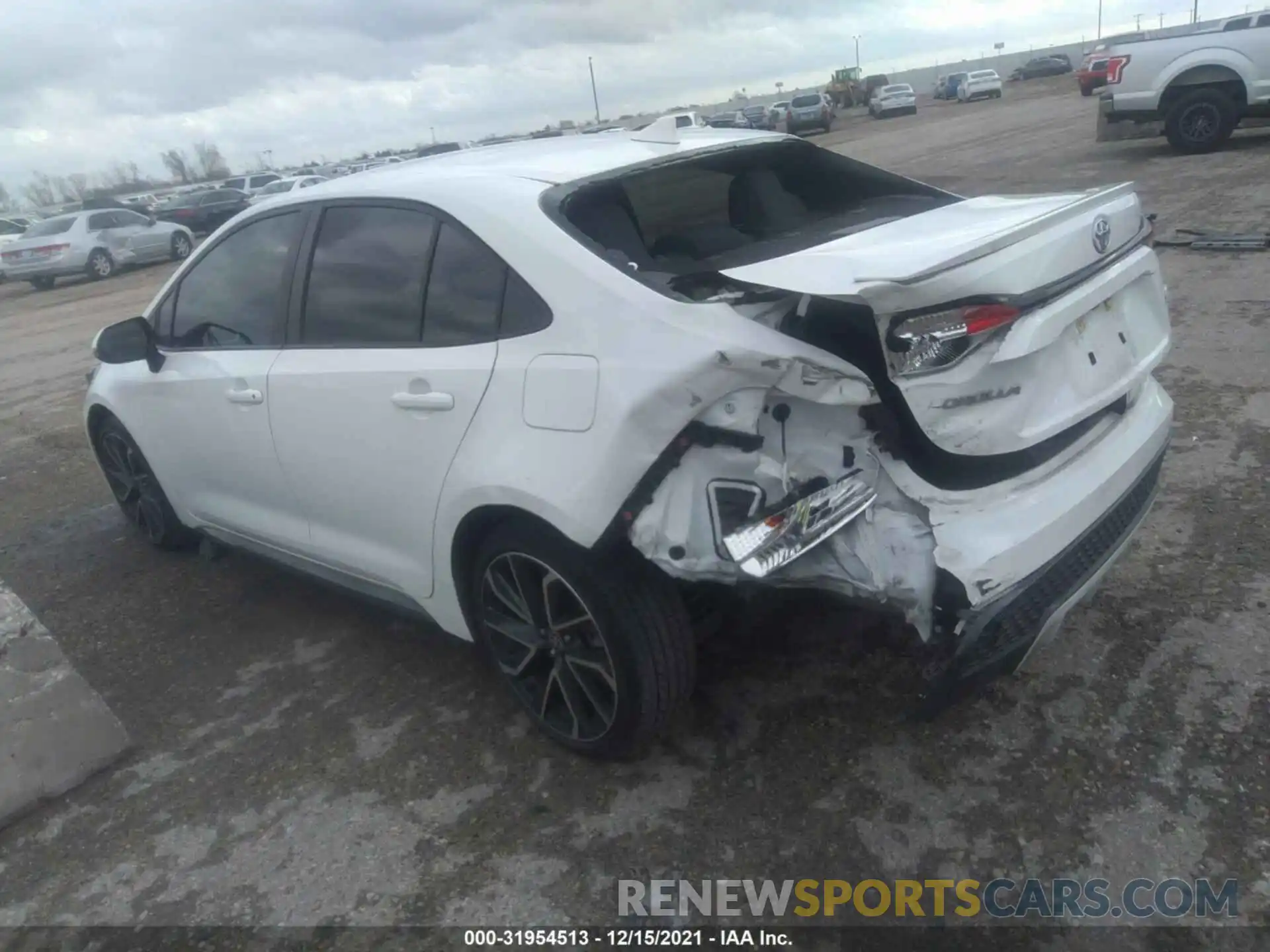 3 Photograph of a damaged car JTDS4RCE3LJ031220 TOYOTA COROLLA 2020