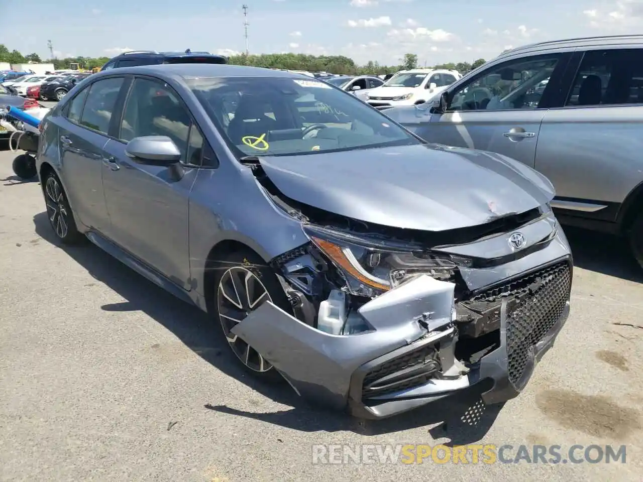 1 Photograph of a damaged car JTDS4RCE3LJ032156 TOYOTA COROLLA 2020