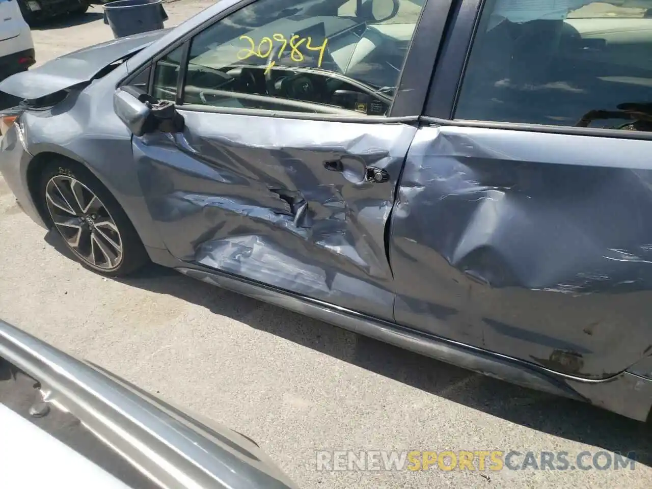 10 Photograph of a damaged car JTDS4RCE3LJ032156 TOYOTA COROLLA 2020