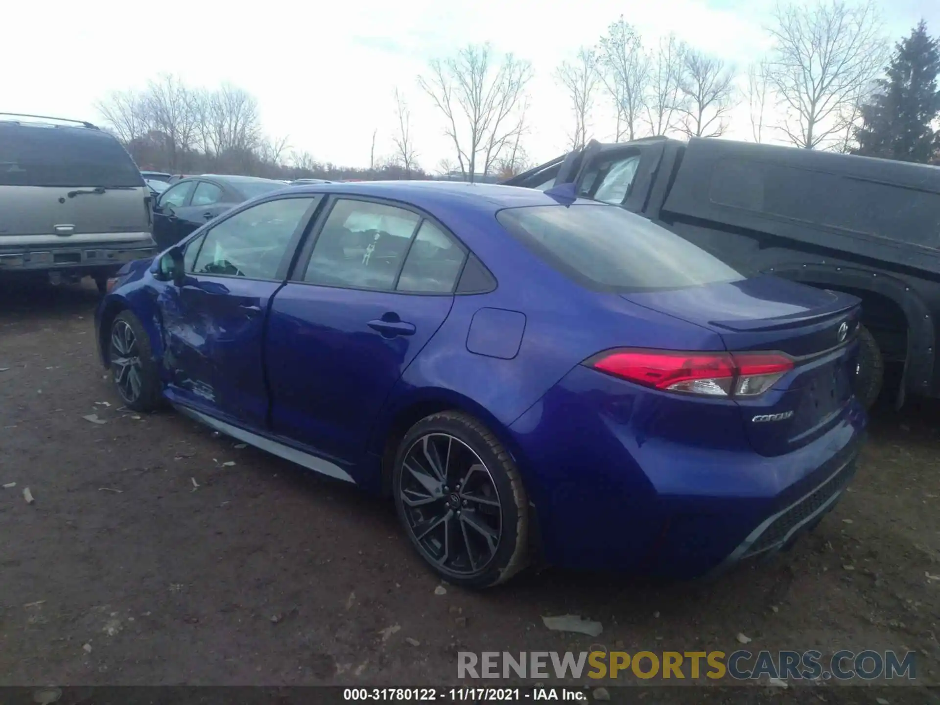 3 Photograph of a damaged car JTDS4RCE3LJ034070 TOYOTA COROLLA 2020