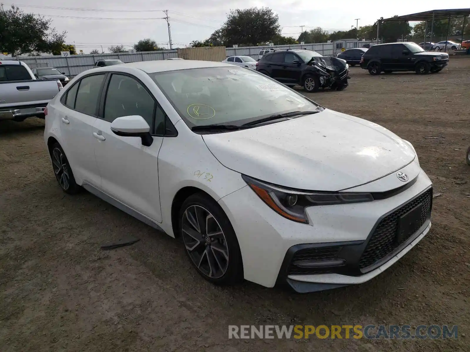 1 Photograph of a damaged car JTDS4RCE3LJ034781 TOYOTA COROLLA 2020