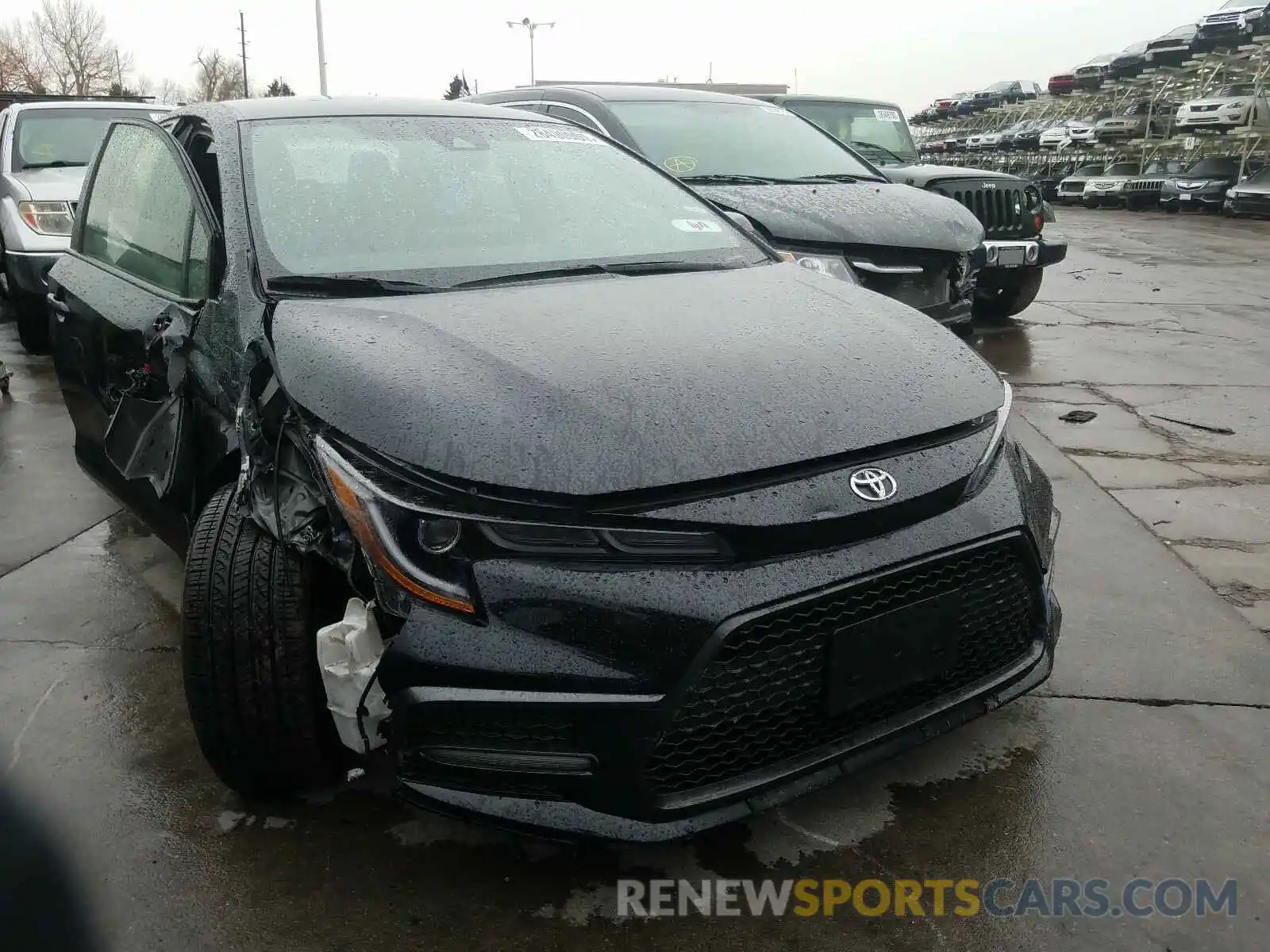 1 Photograph of a damaged car JTDS4RCE3LJ035185 TOYOTA COROLLA 2020