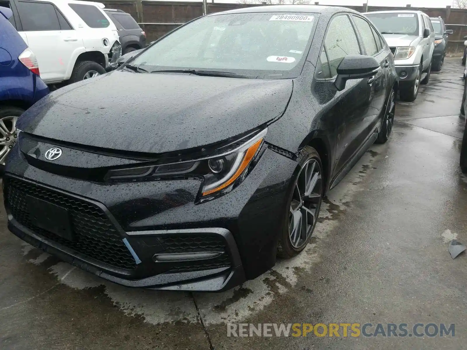 2 Photograph of a damaged car JTDS4RCE3LJ035185 TOYOTA COROLLA 2020