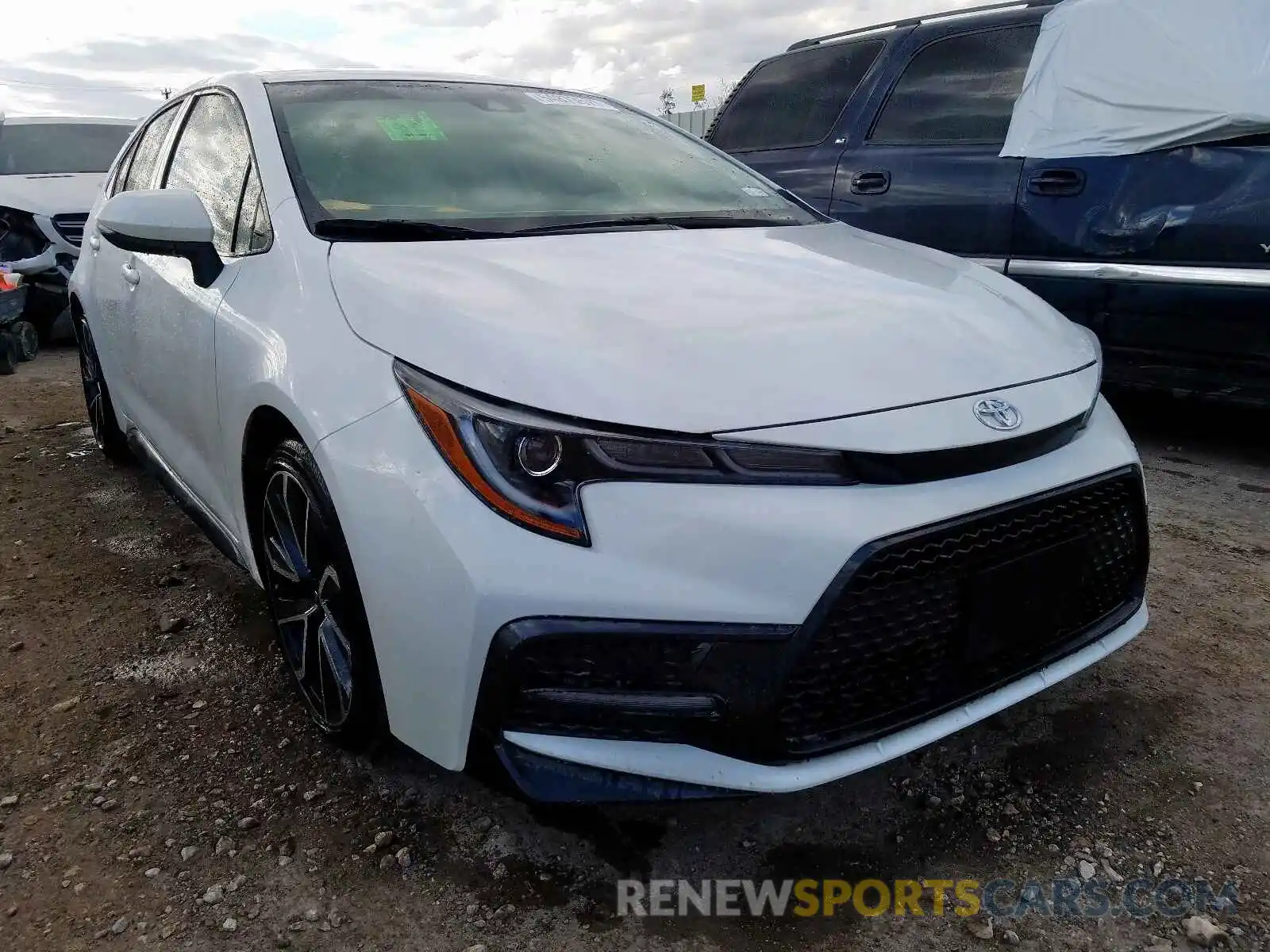 1 Photograph of a damaged car JTDS4RCE3LJ035543 TOYOTA COROLLA 2020