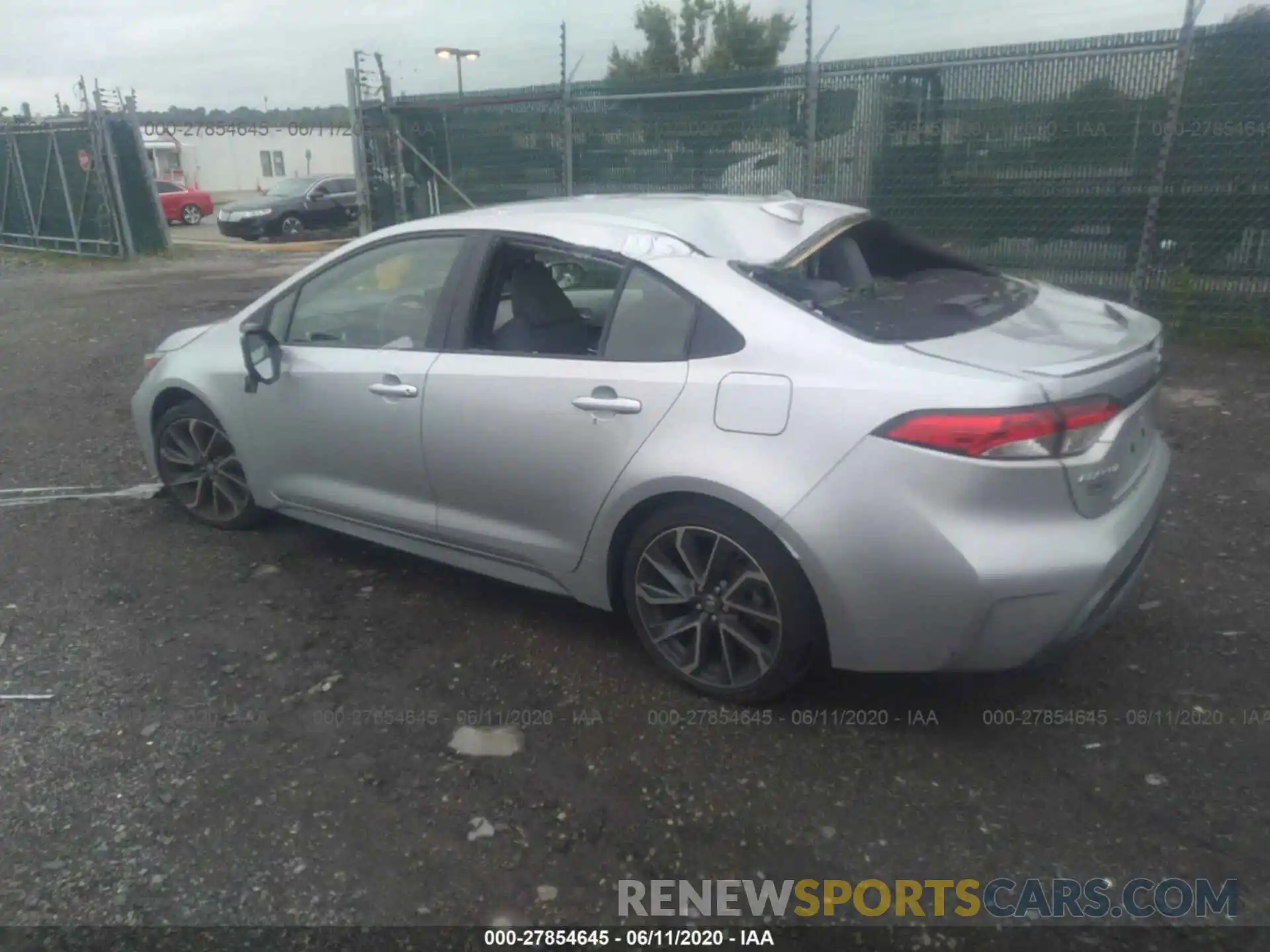 3 Photograph of a damaged car JTDS4RCE3LJ035641 TOYOTA COROLLA 2020