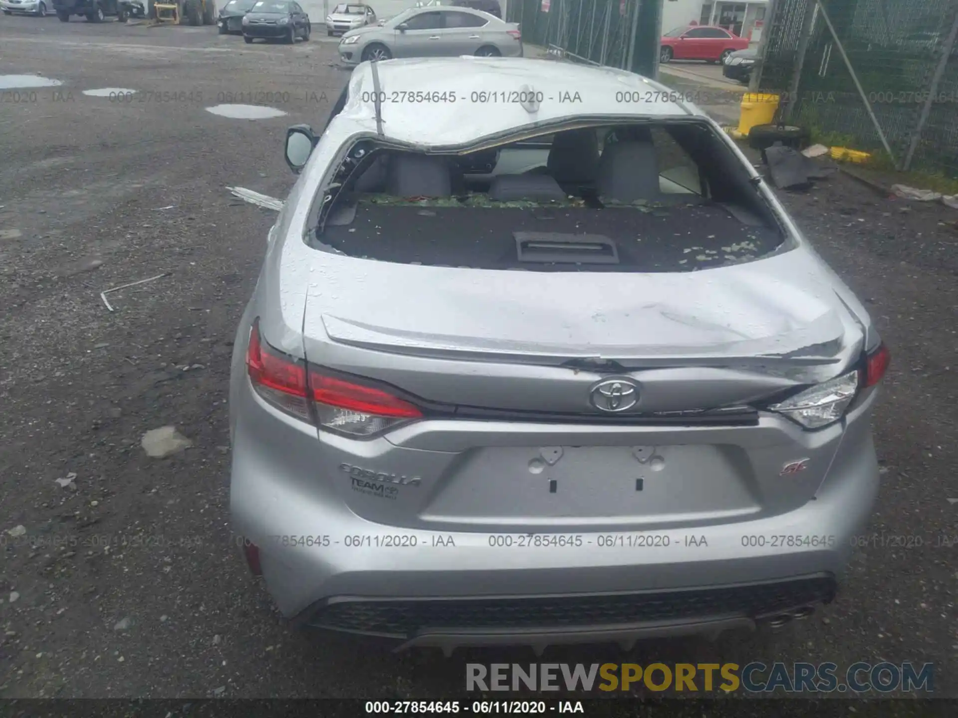 6 Photograph of a damaged car JTDS4RCE3LJ035641 TOYOTA COROLLA 2020