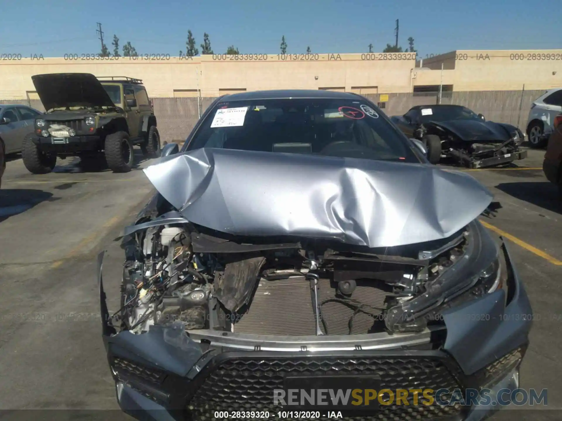 6 Photograph of a damaged car JTDS4RCE3LJ036661 TOYOTA COROLLA 2020