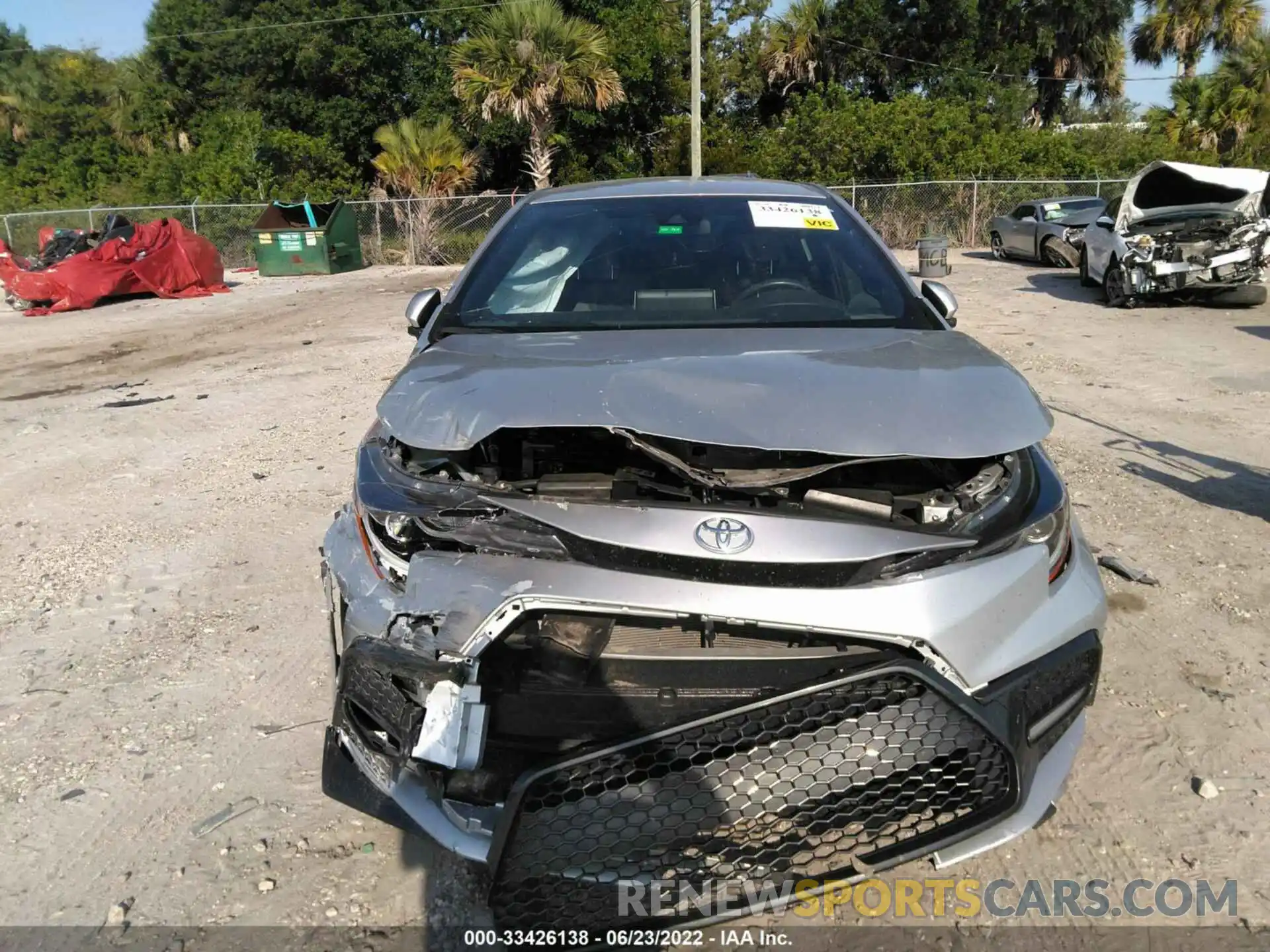 6 Photograph of a damaged car JTDS4RCE3LJ037535 TOYOTA COROLLA 2020